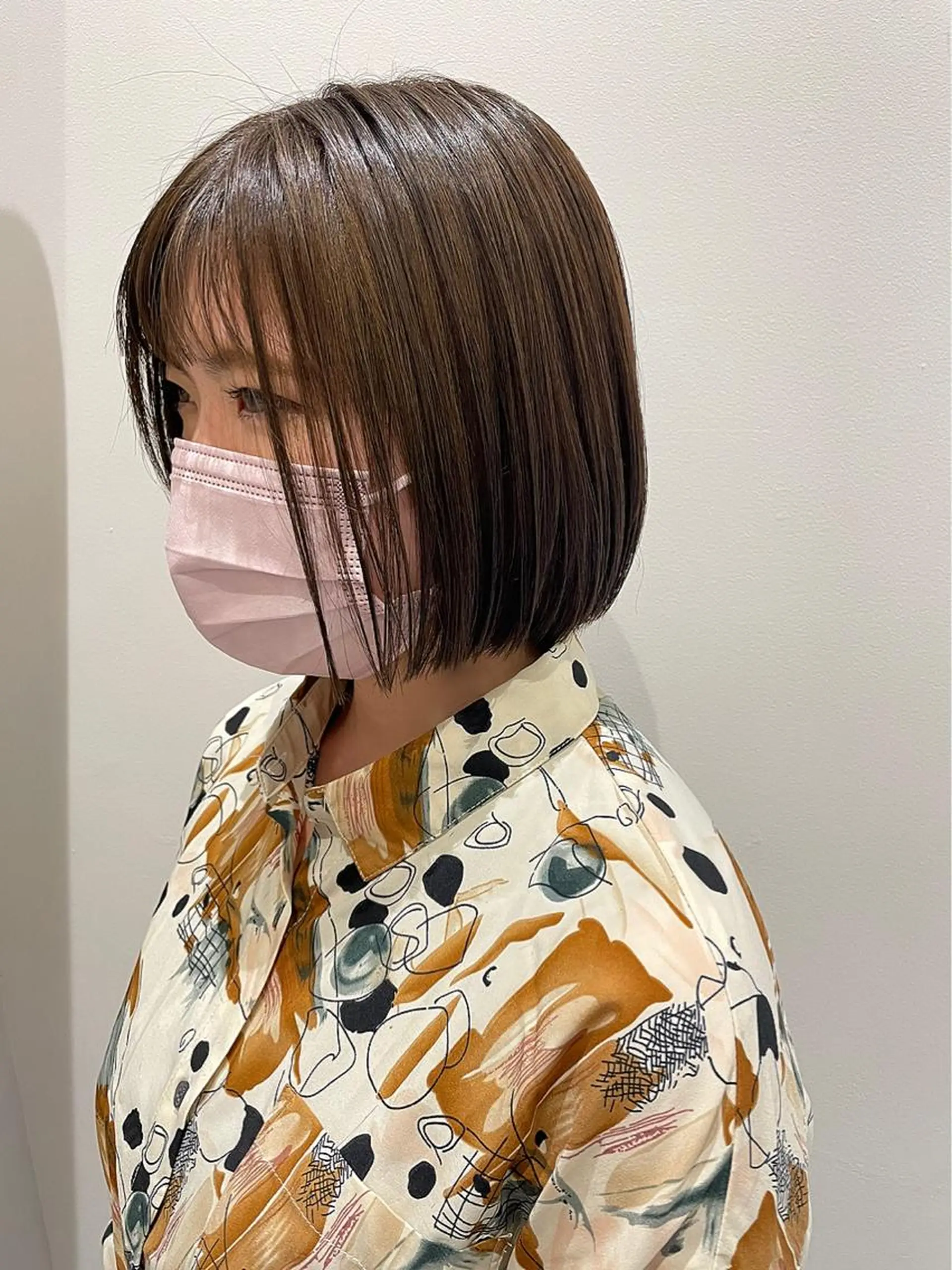 ショート カラー ボブ カット ヘアカラー volta∞knot所属・狩野 羅夢のヘアスタイル
