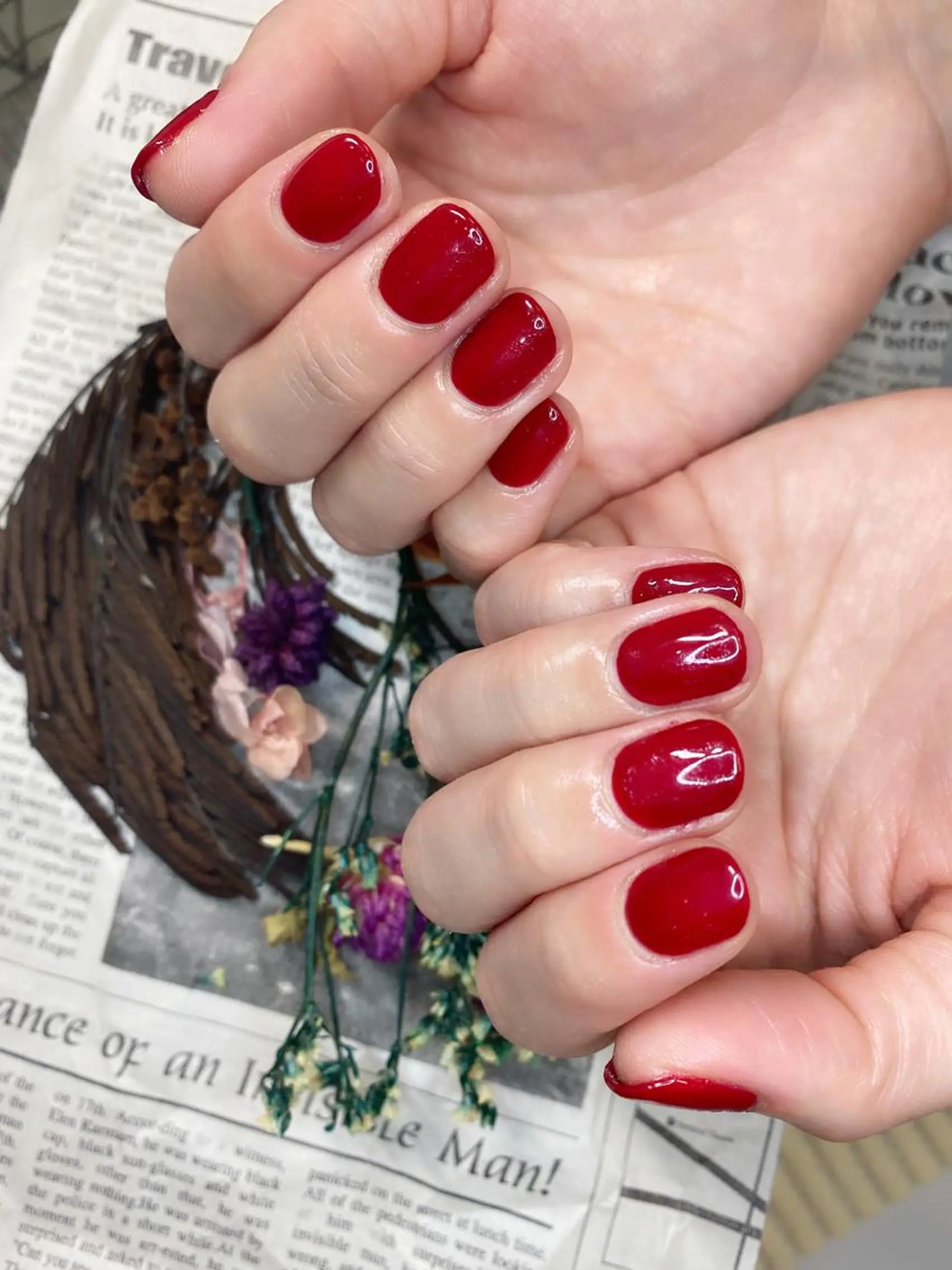 ネイル ワンカラーネイル Grace naoのマツエク・マツパデザイン