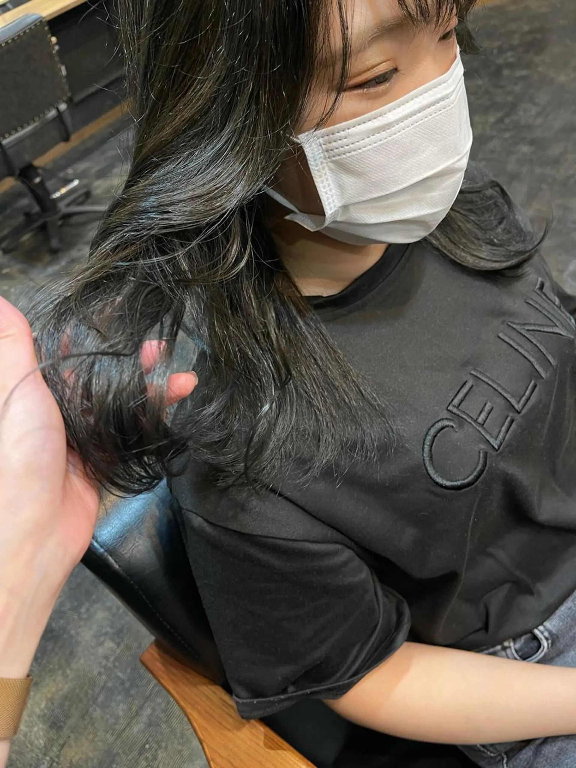 セミロング ヘアカラー トリートメント 韓国 / 中国ヘア 🦋Noniのヘアスタイル