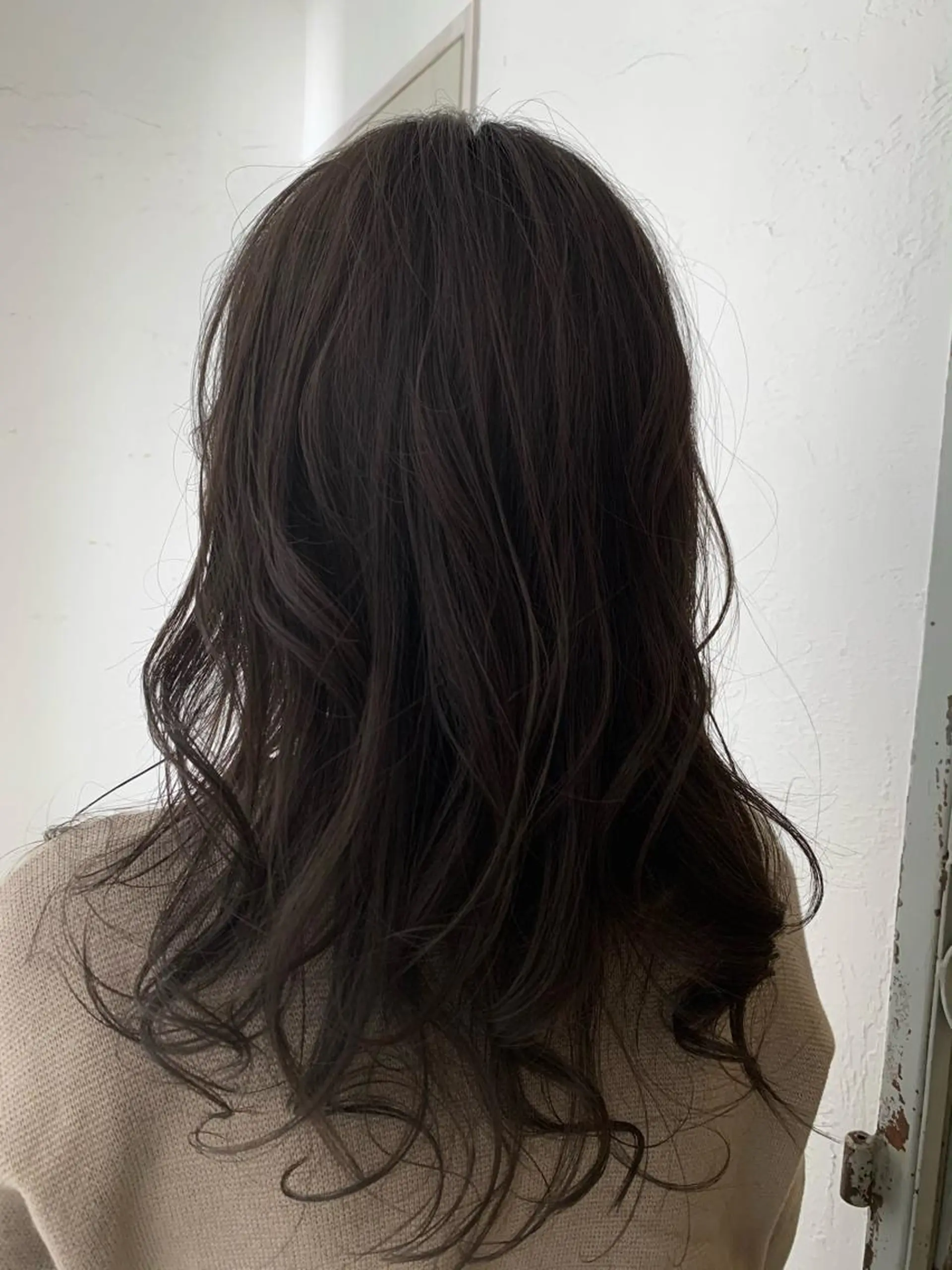 ロング カラー カット ヘアカラー タナカ マナミのヘアスタイル