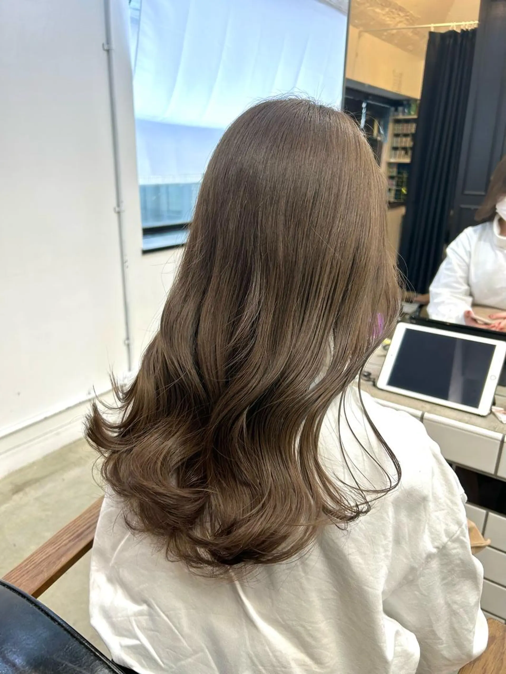 ロング カラー ヘアアレンジ ヘアカラー トリートメント 🎀暖色カラー🎀 yurika♡のヘアスタイル