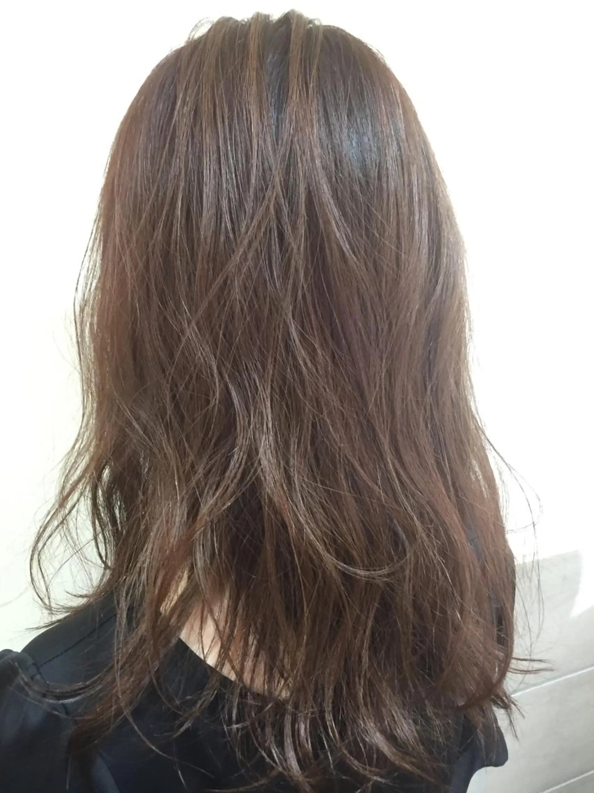 ロング カラー パーマ ブラウンカラー 透明感カラー 可愛いを作る神 ナオヒロのヘアスタイル