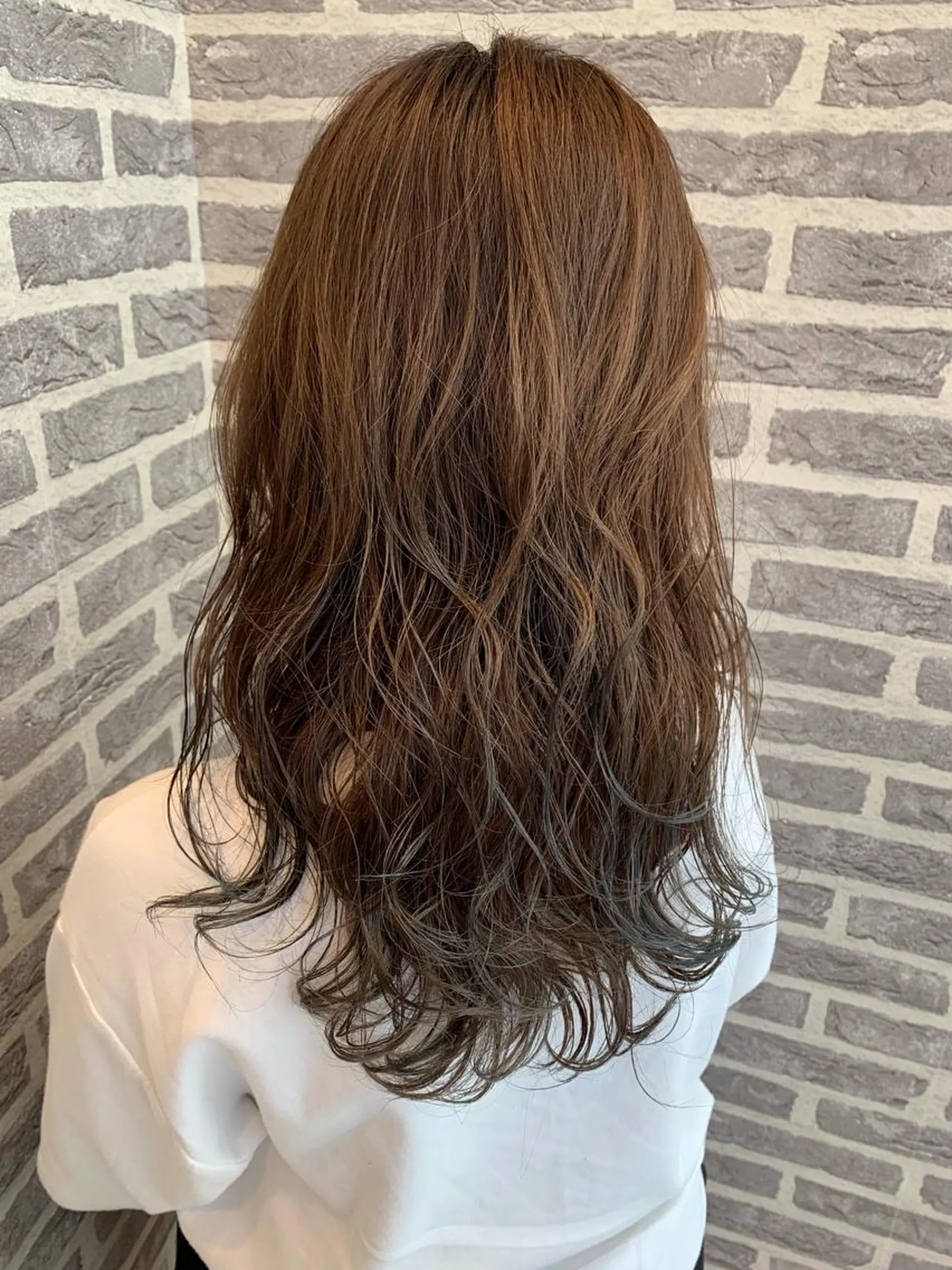 ミディアム カラー グラデーションカラー カット ヘアカラー Earth岩槻店 YAGIのヘアスタイル