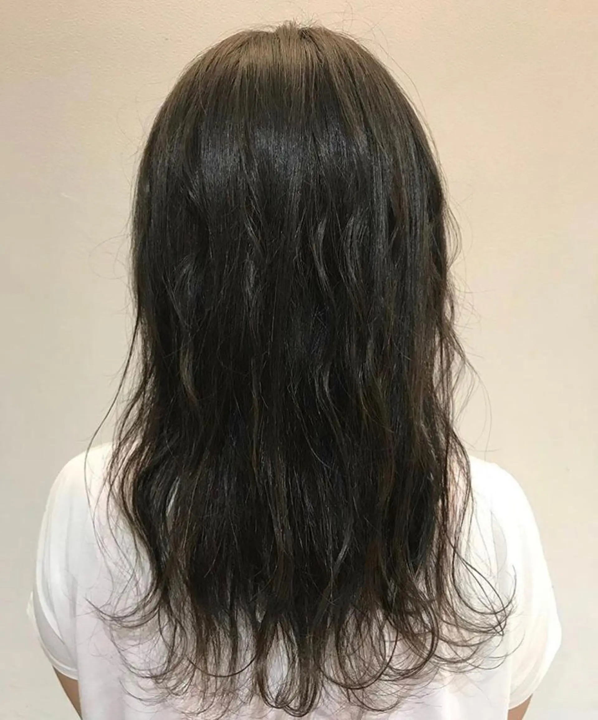 ロング アッシュ 河田 海陽のヘアスタイル