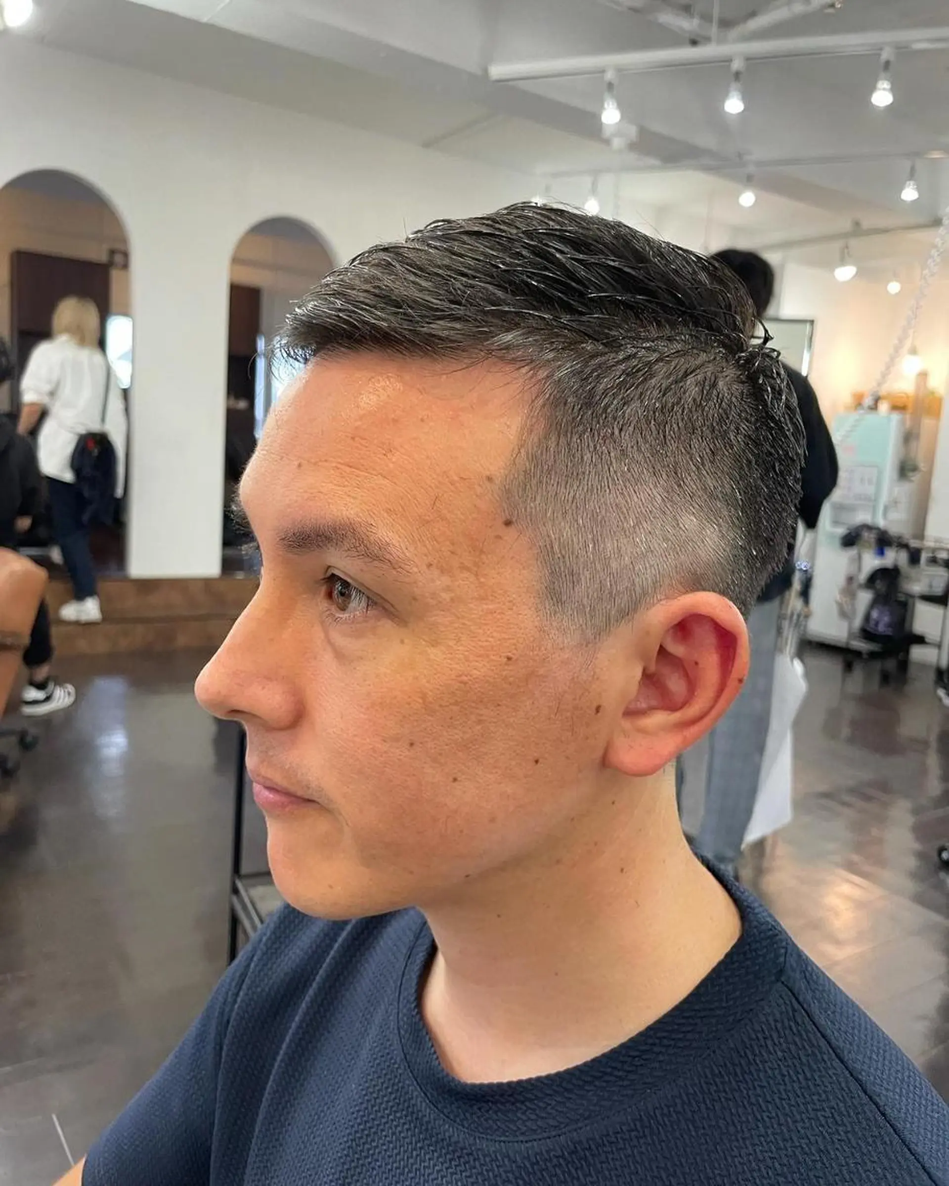 ショート パーマ カラー バレイヤージュ ブリーチ ケアブリーチ デザインカラー ダブルカラー ヘアカラー トリートメント 初めでも安心🌟 newi町田✂のヘアスタイル