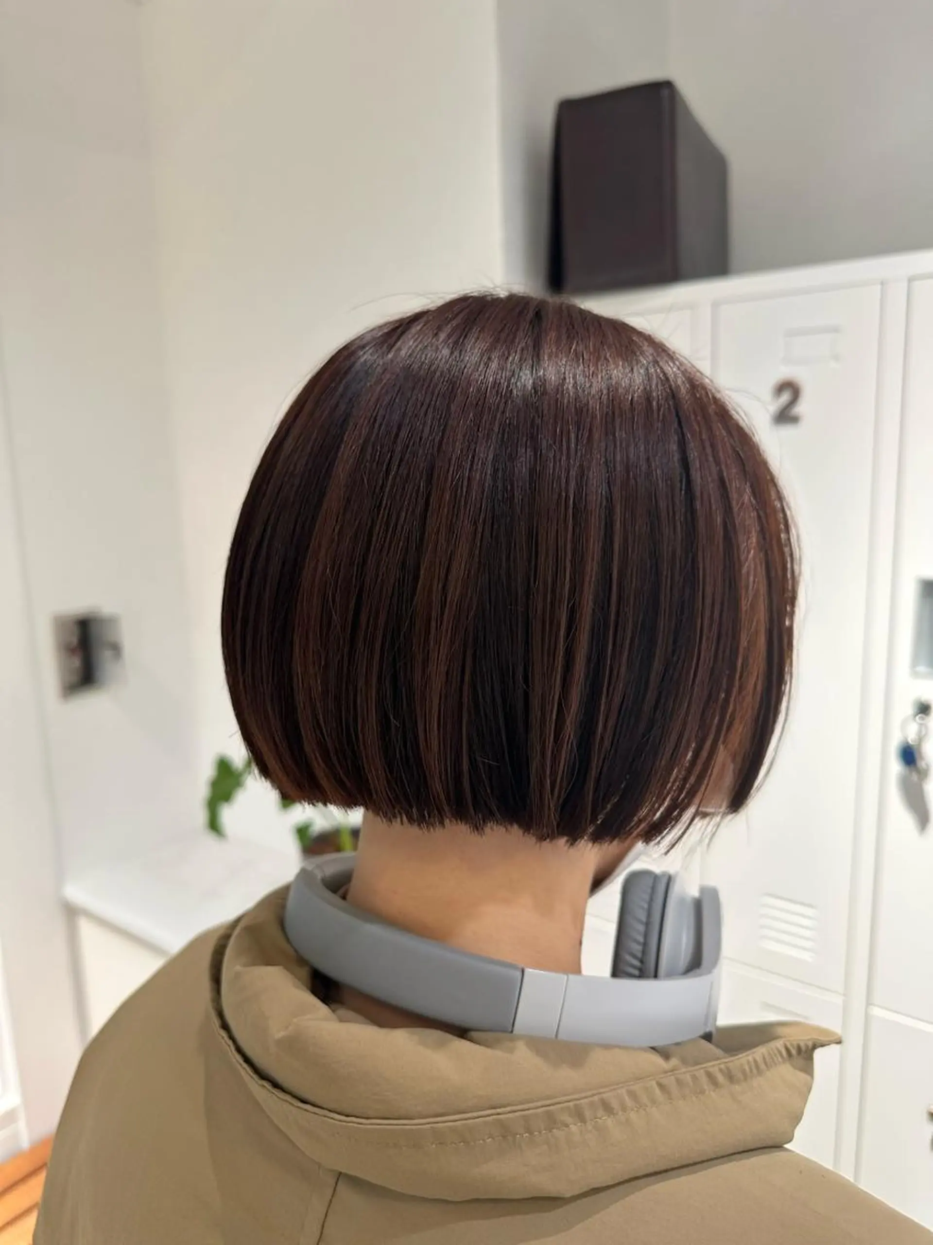 ショート カラー ピンクカラー ボブ カット ヘアカラー Annie 吉田 裕美のヘアスタイル