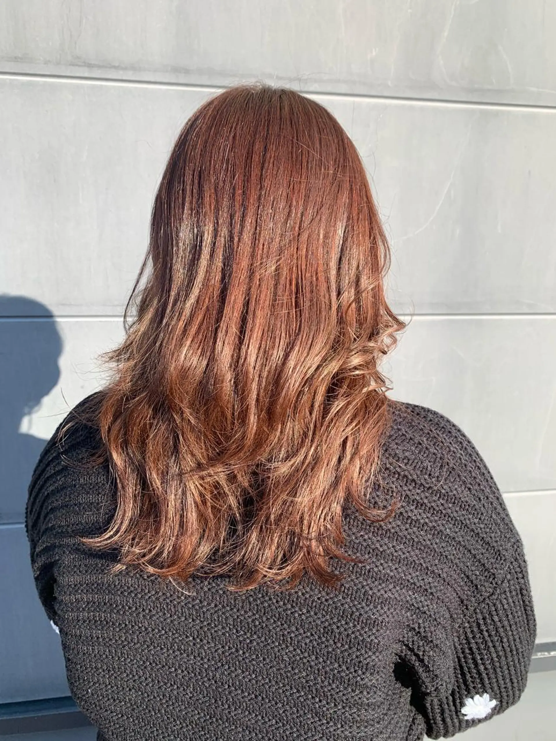 セミロング カラー 松永 らりっさのヘアスタイル