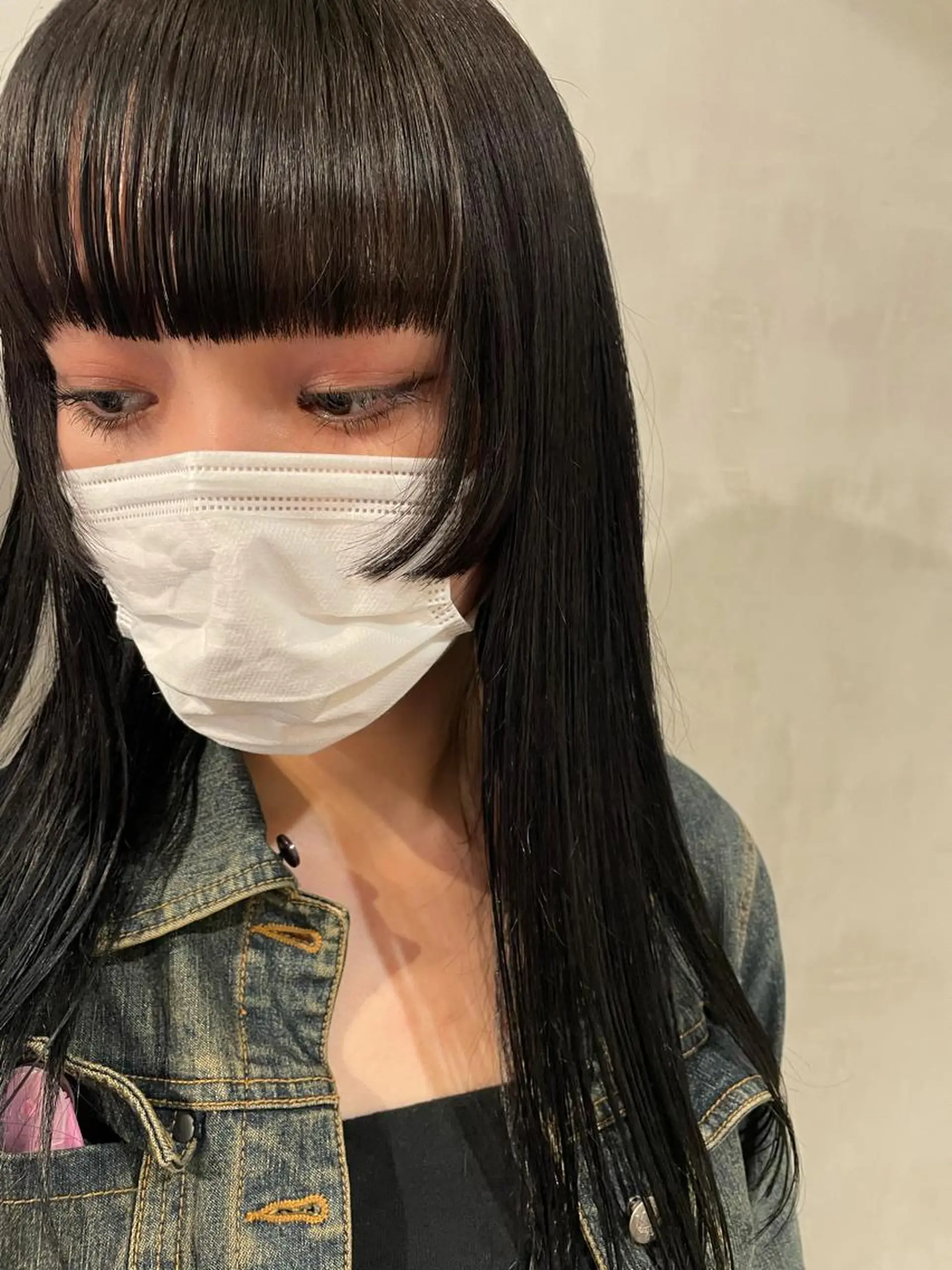 ロング カラー カット ヘアカラー トリートメント 優 作のヘアスタイル