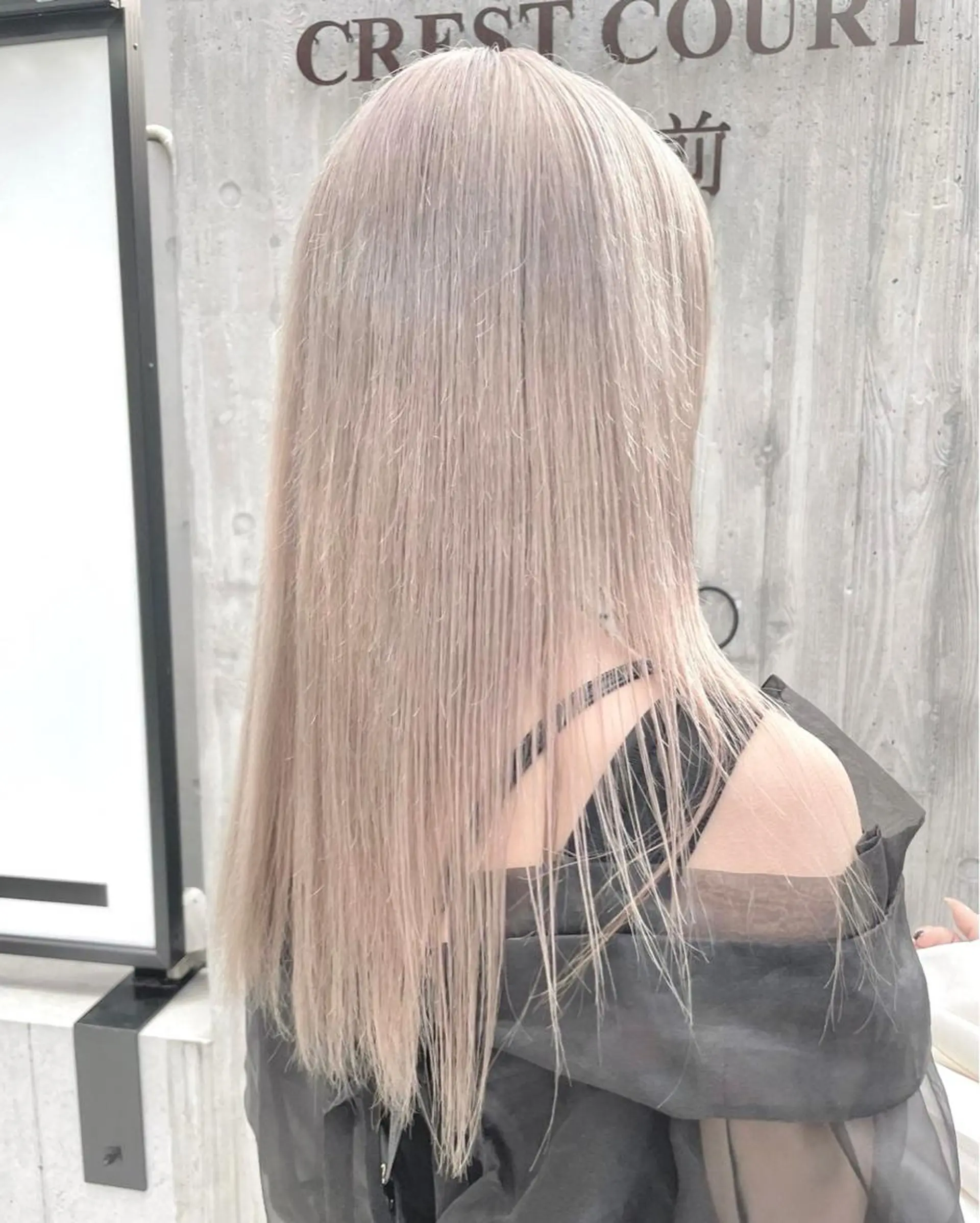 セミロング カラー ヘアカラー トリートメント ザクザクレイヤー 🍀/カラー/小田のヘアスタイル