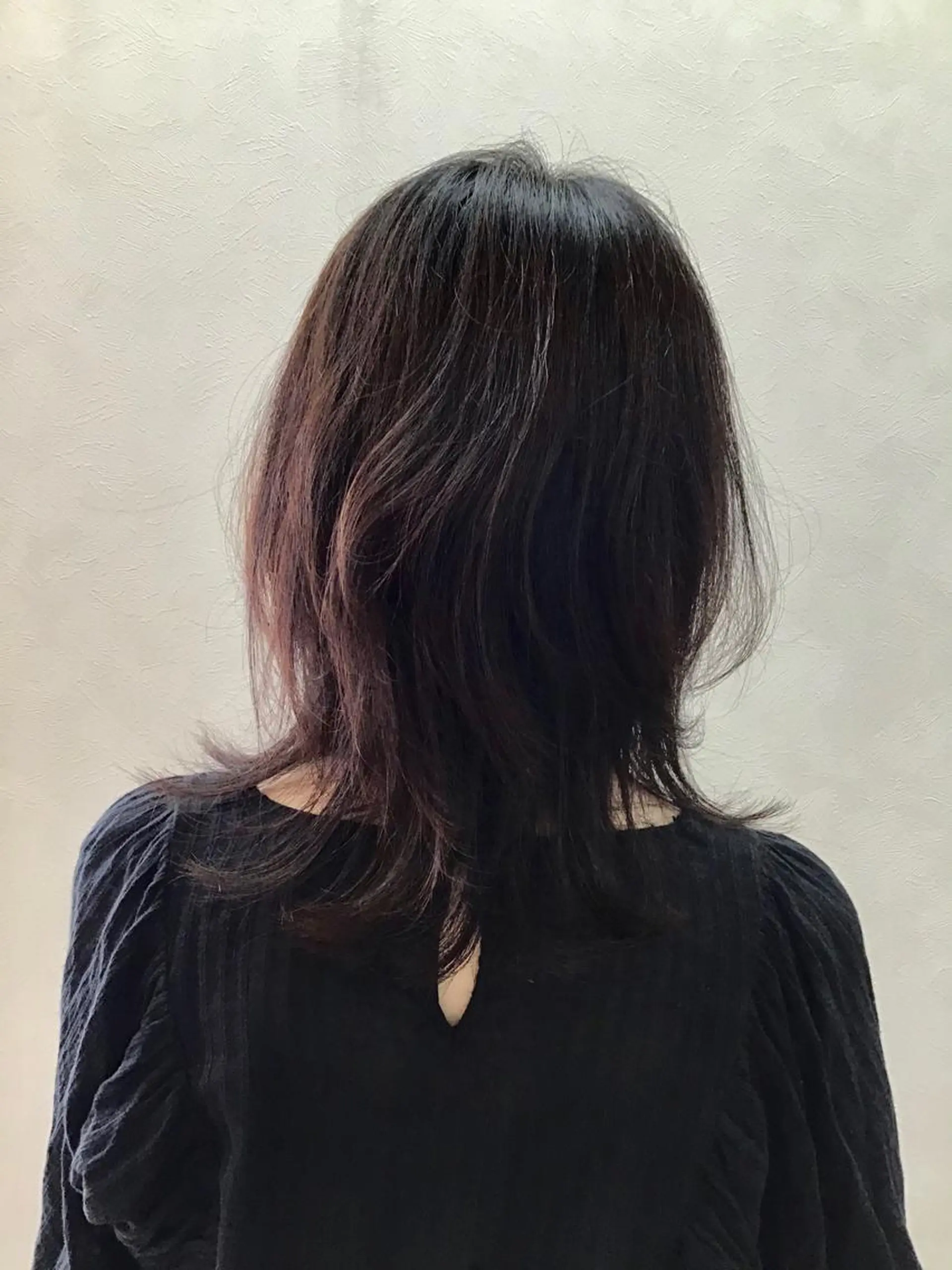 ミディアム レイヤーカット ウルフカット 加藤（旧姓　今竹） 遥花のヘアスタイル