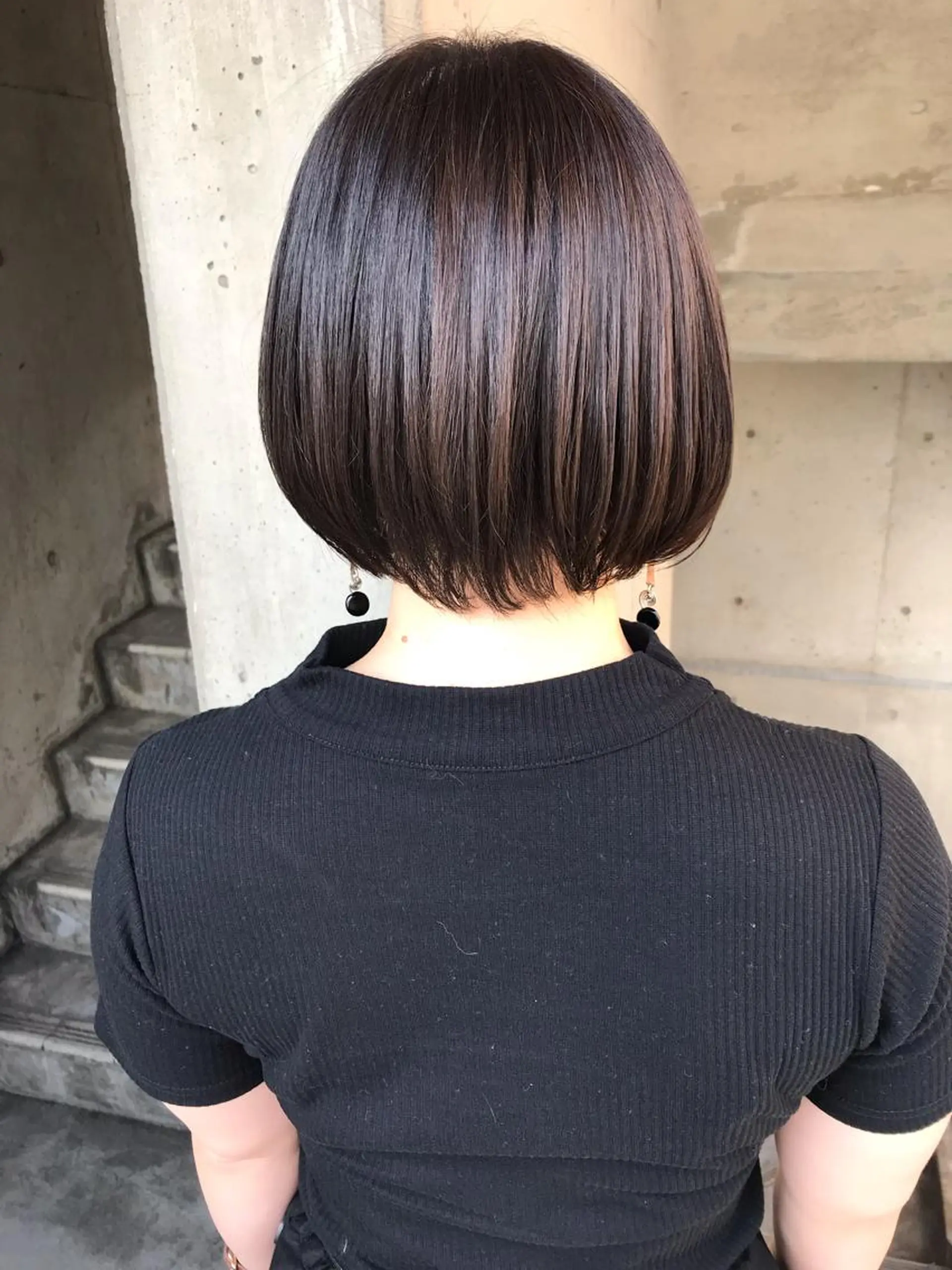 ミディアム ボブ カット 成松 勇治のヘアスタイル