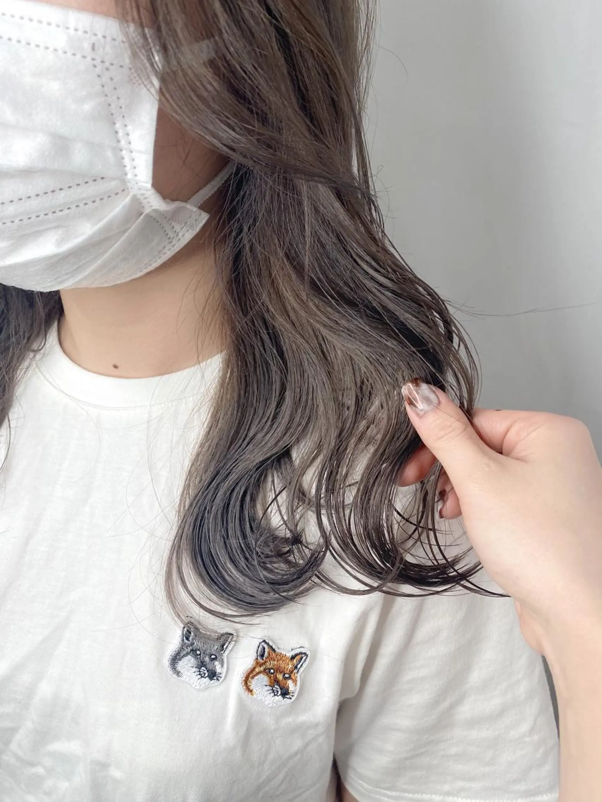 ミディアム カラー カット ヘアカラー トリートメント 畑中 愛梨のヘアスタイル