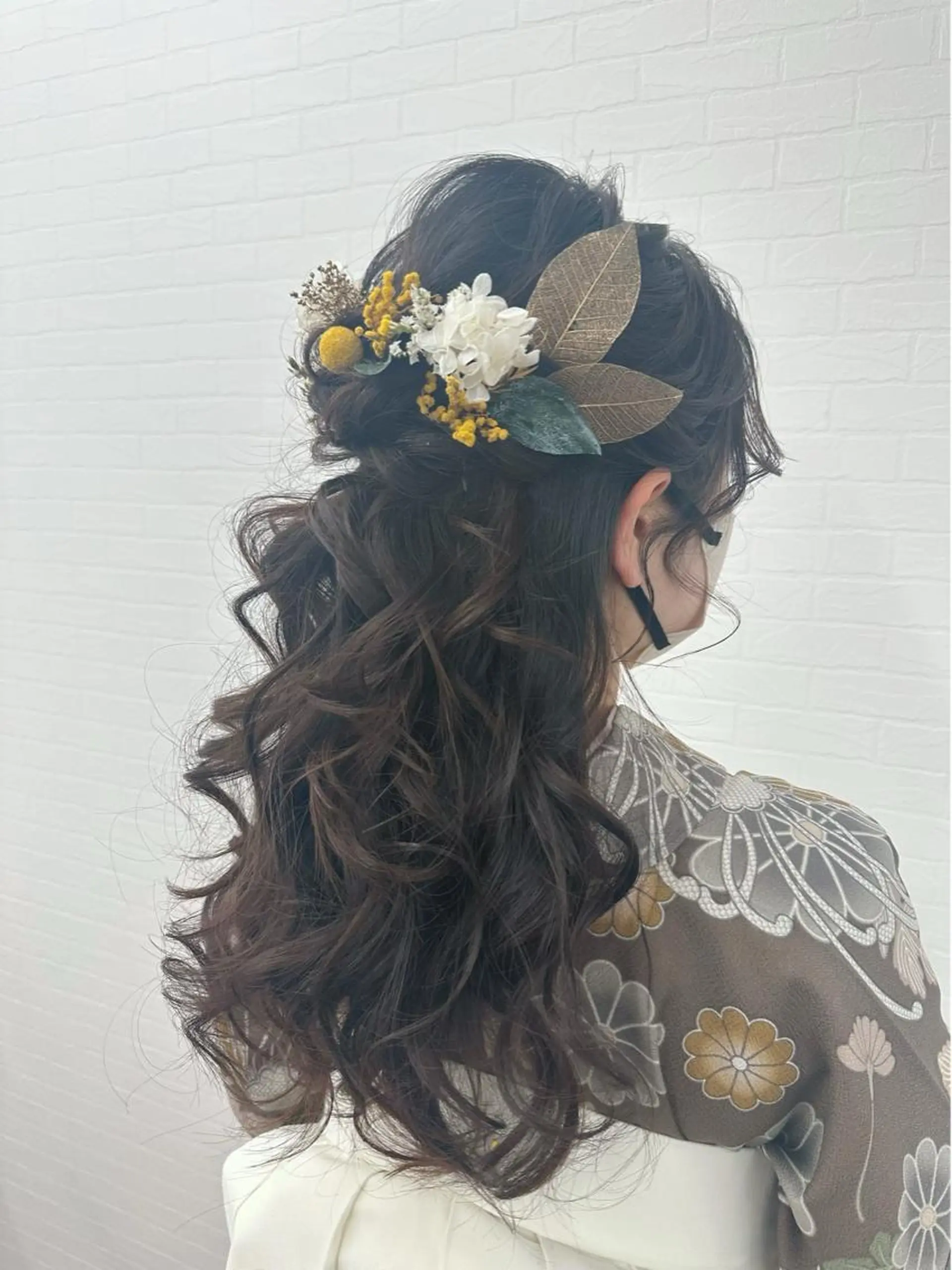 ヘアアレンジ ハーフアップ 卒業式のヘアスタイル 着付け GRANLUSSO 〜グランルッソ駅前店所属・木口 嘉美のヘアスタイル