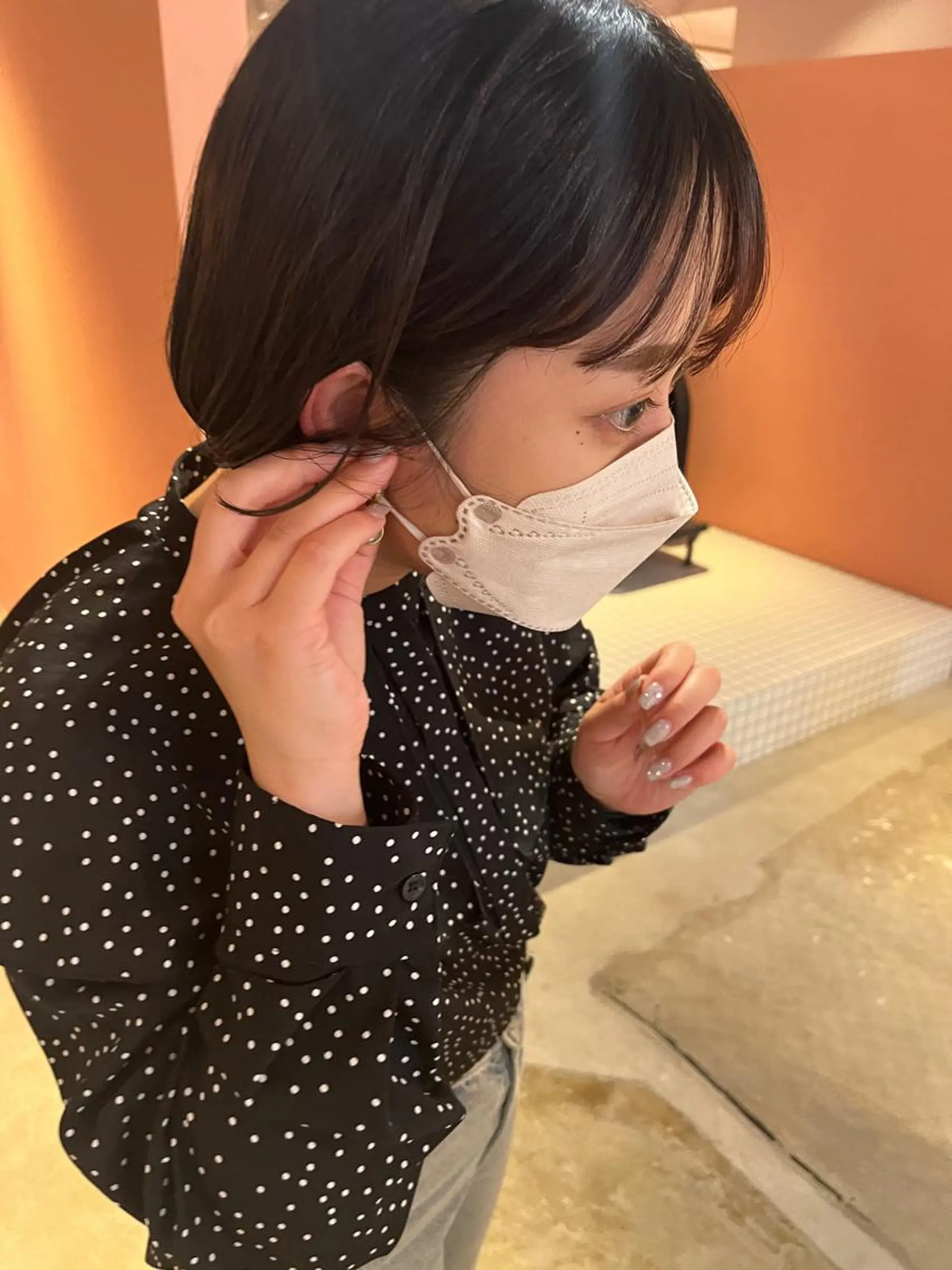 ショート カラー ボブ robe 田中 実友のヘアスタイル