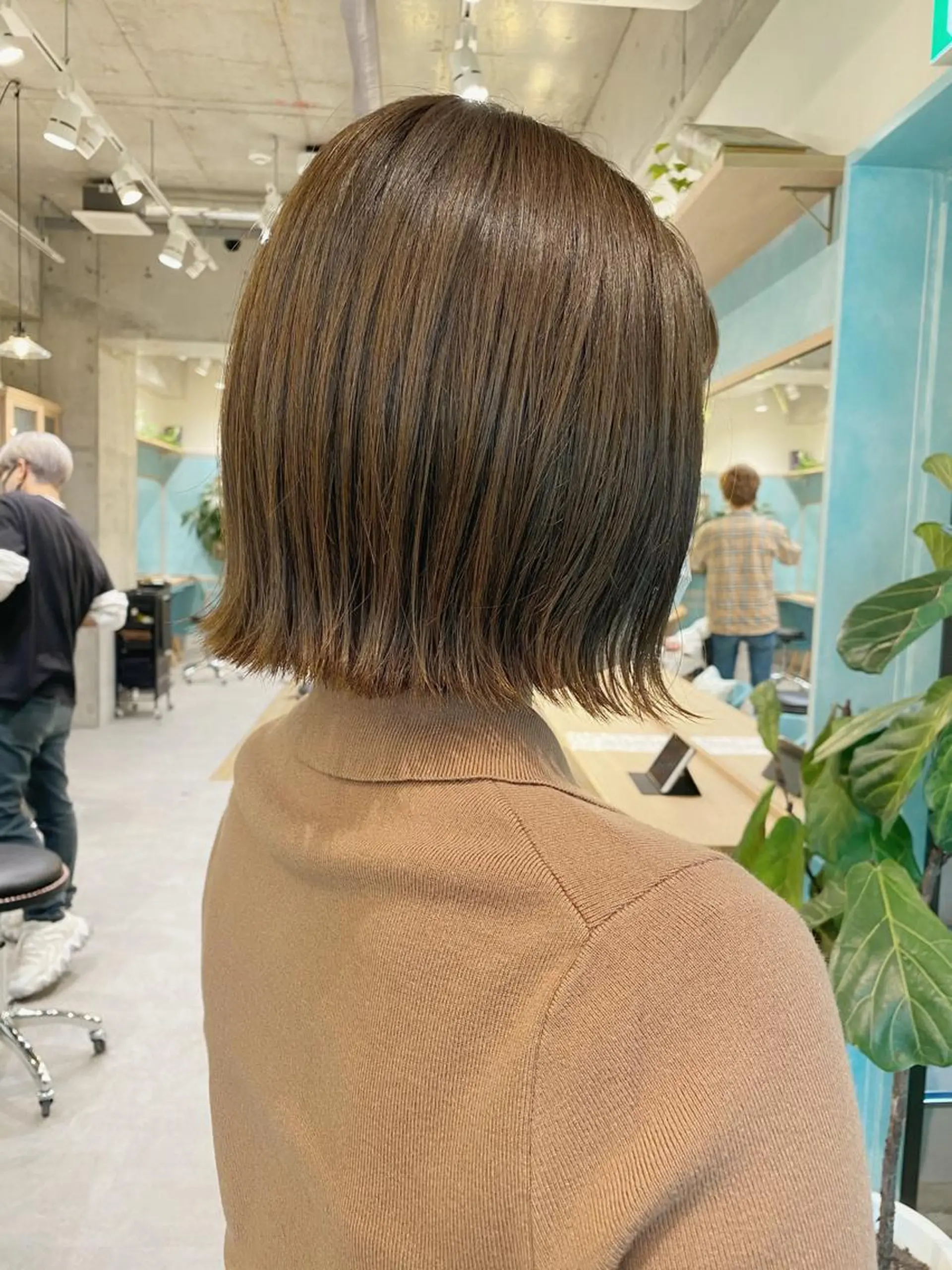 ショート ボブ 外ハネヘア Lond fleur 大宮  ロンドフルール所属・石畑結華 Lond店長のヘアスタイル