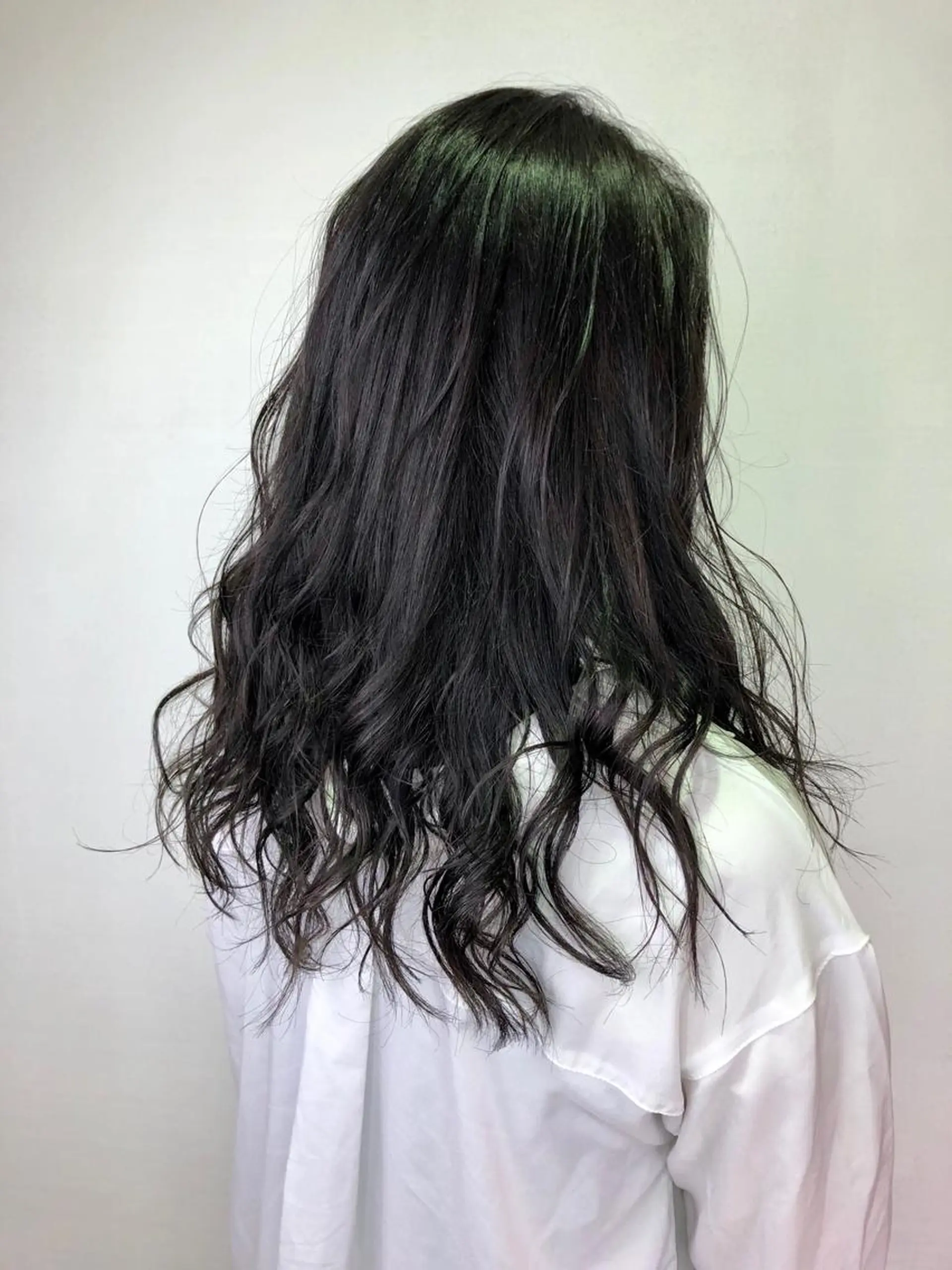 ロング カラー 黒髪 透明感カラー✨ツヤ髪 廣畑昌志のヘアスタイル