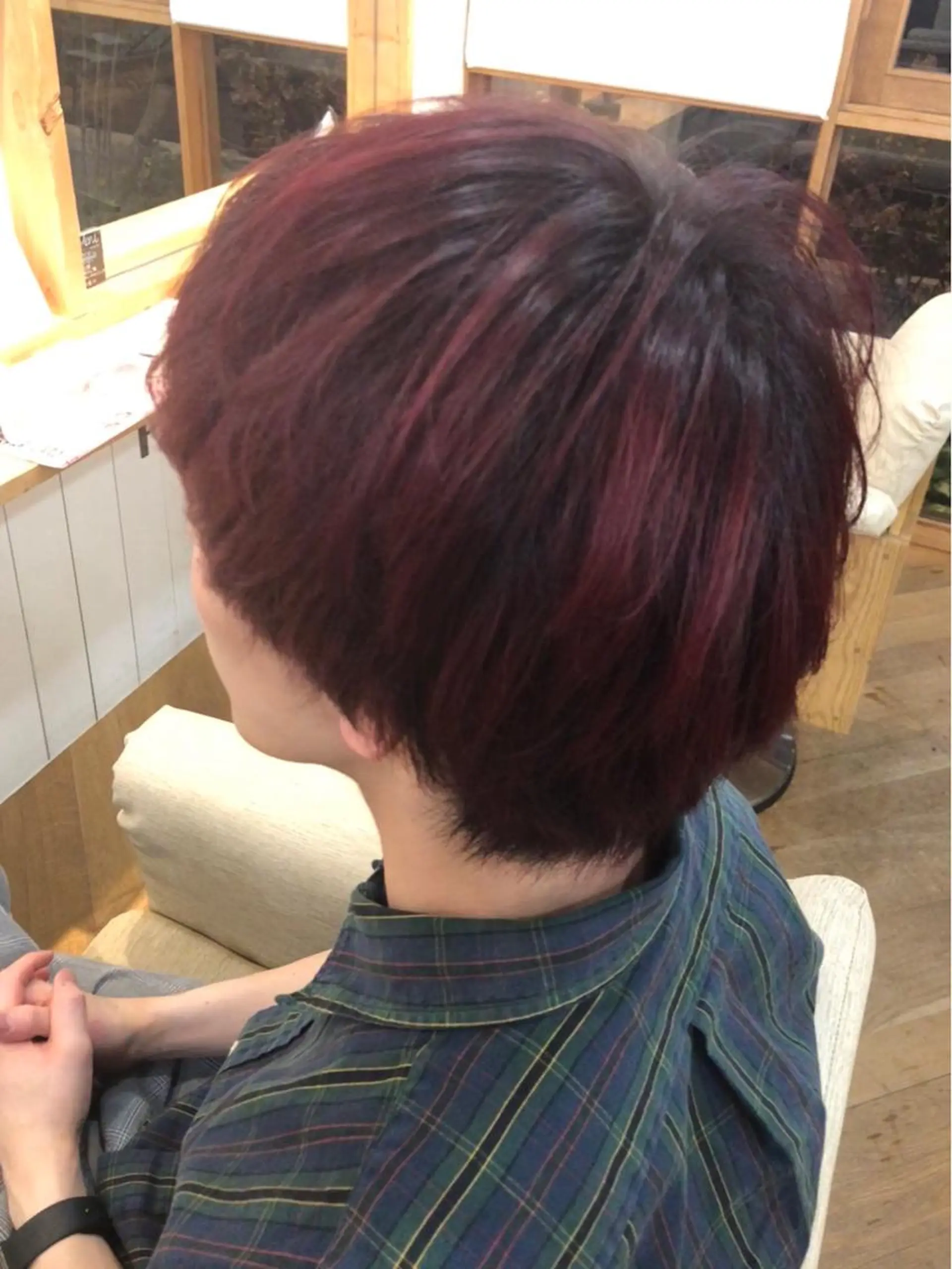 ショート カラー メンズ DEEokazaki kobayashiのヘアスタイル