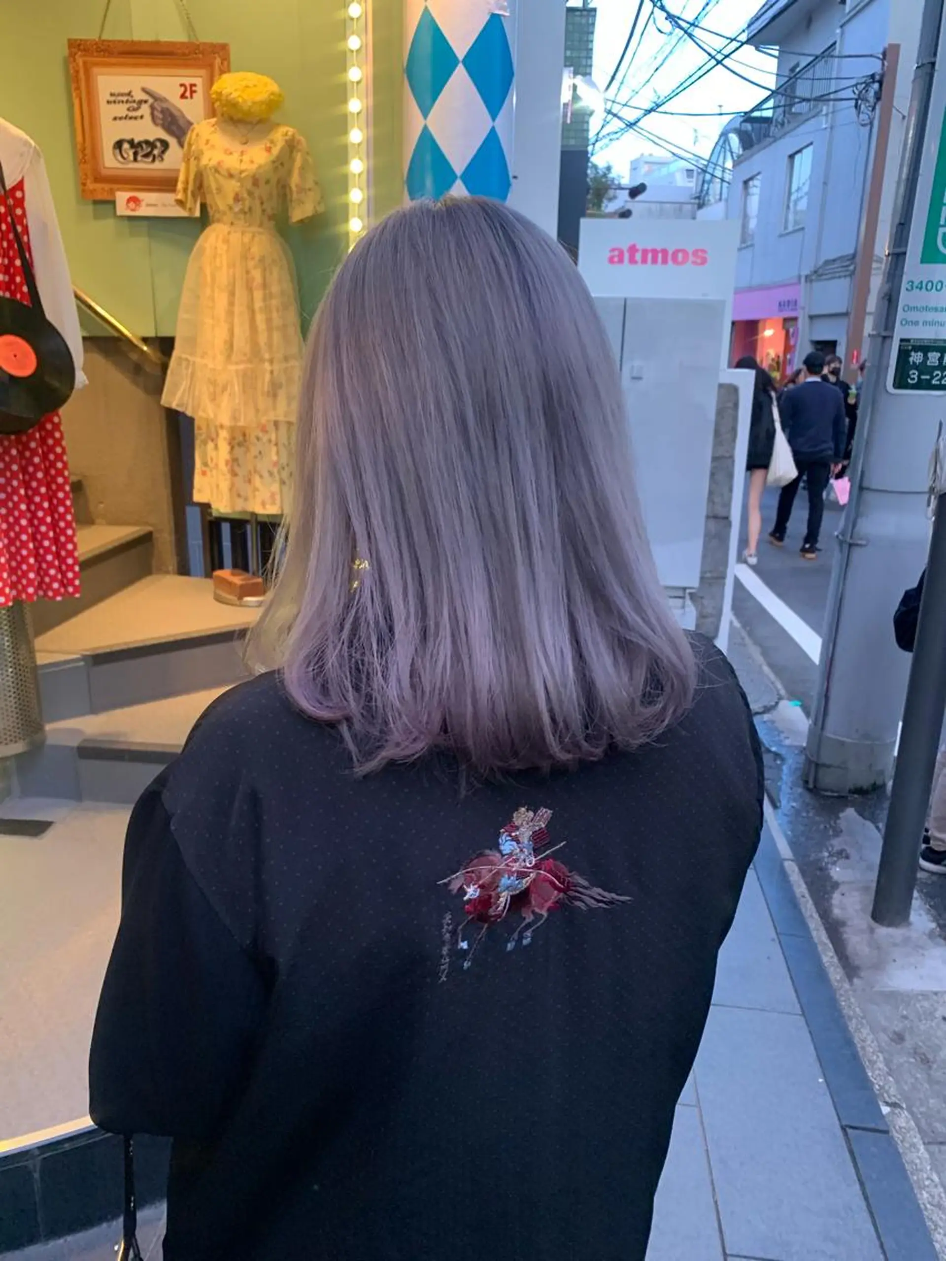 ミディアム カラー ピンクベージュ/新潟 万代/高橋桃葉🍑のヘアスタイル