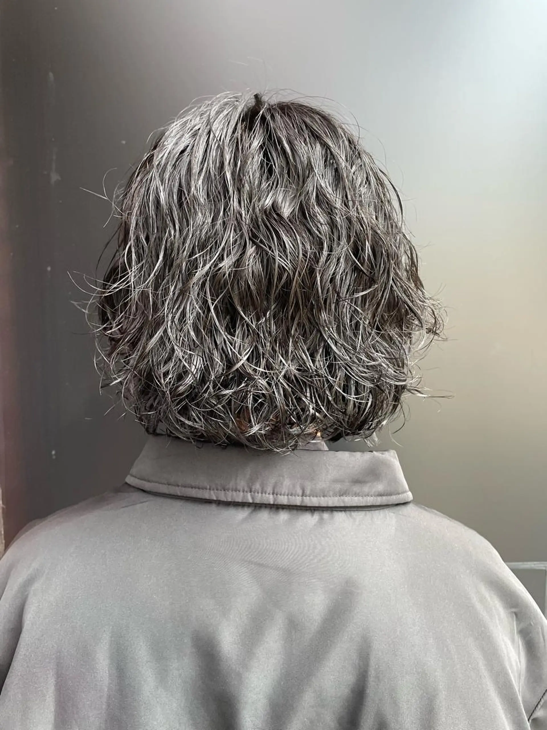 パーマ メンズ センターパート フェードカット マッシュ メンズパーマ プードルパーマ スパイキーパーマ 柏NO1 藤本葉のヘアスタイル