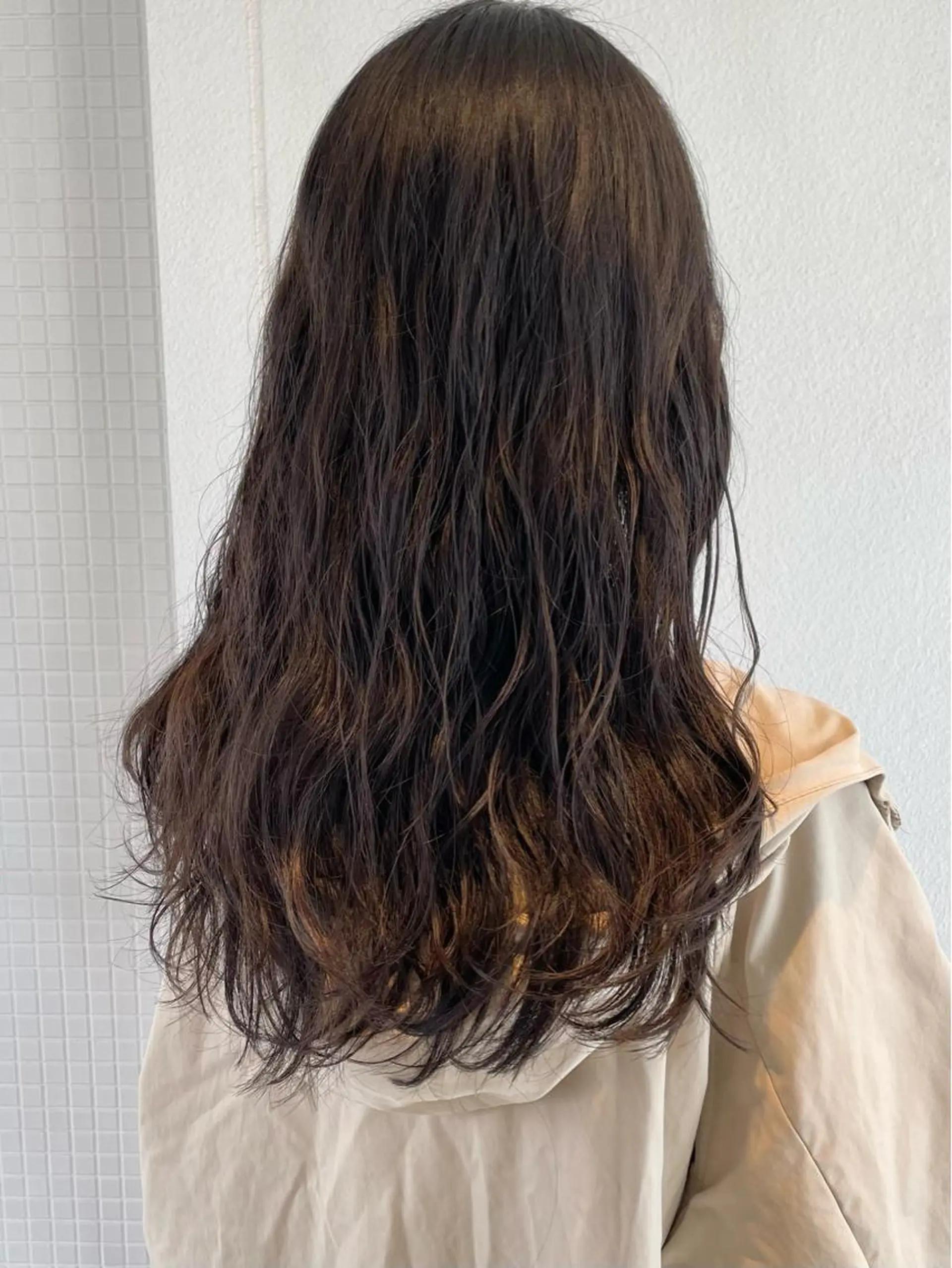 ロング パーマ ヘアアレンジ 坂尻 嘉珠也のヘアスタイル