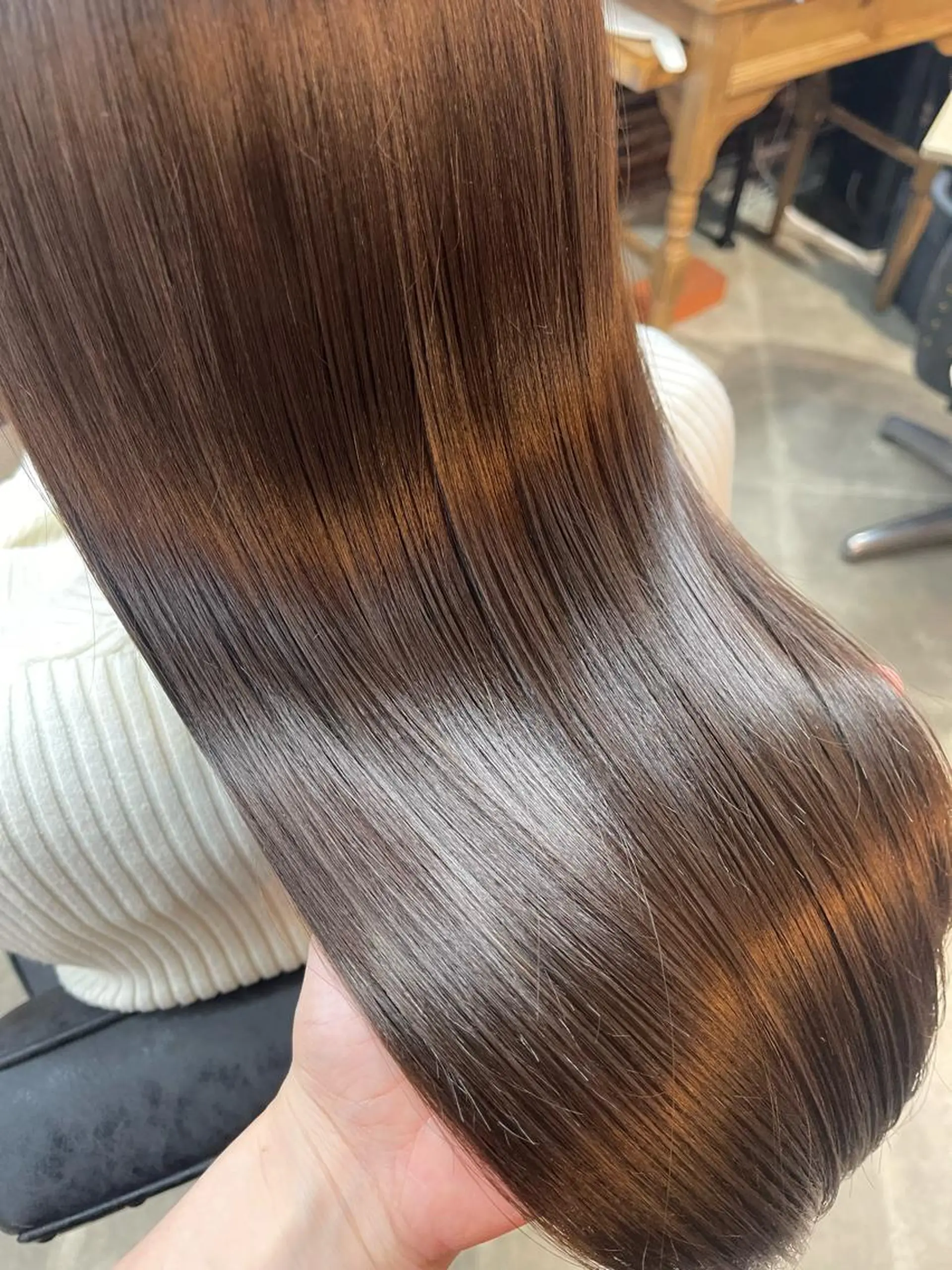 ロング かめい りなのヘアスタイル