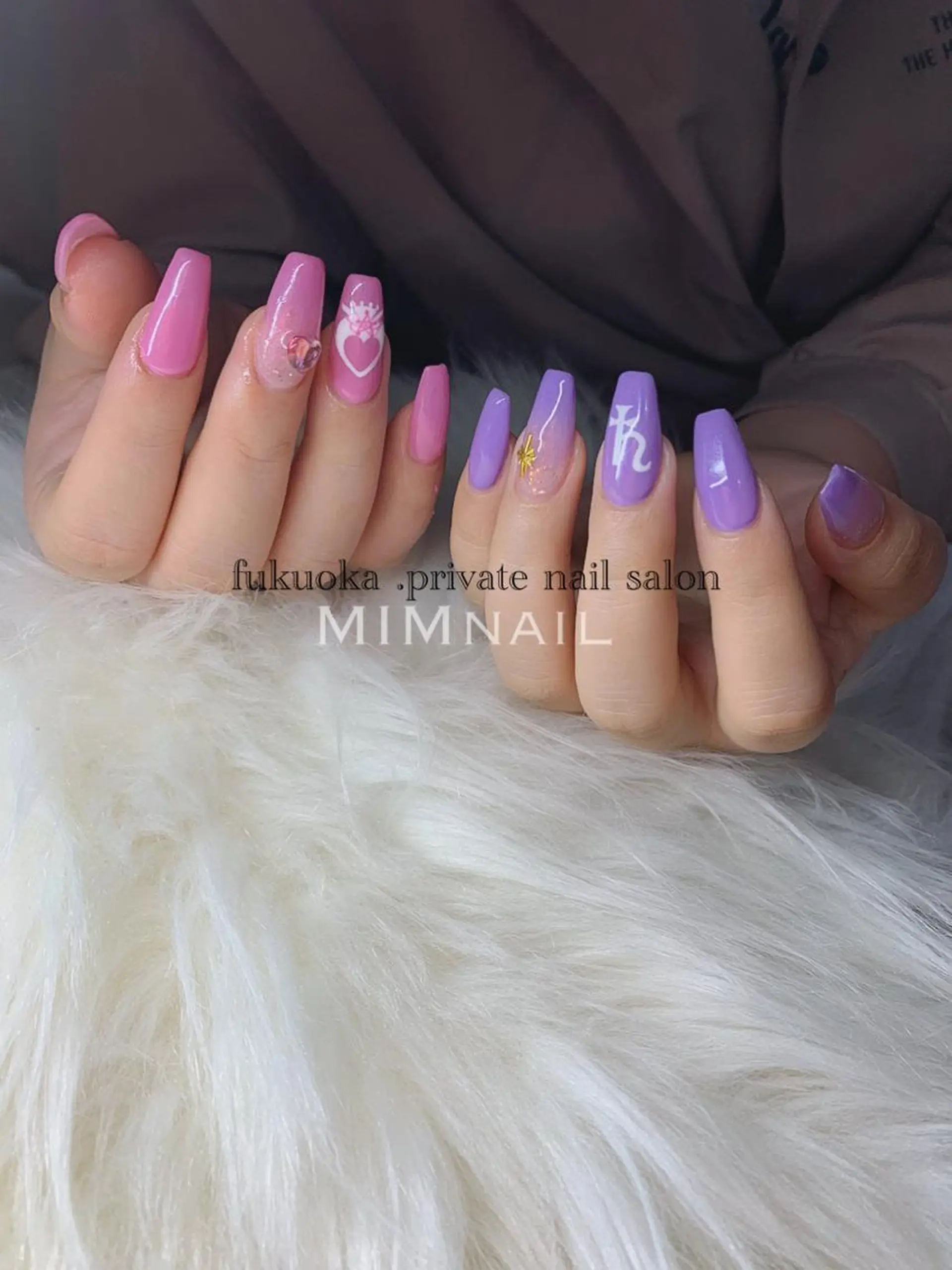 ネイル スカルプネイル *･*MIMnail *･゜ﾟ･*:･*のネイルデザイン