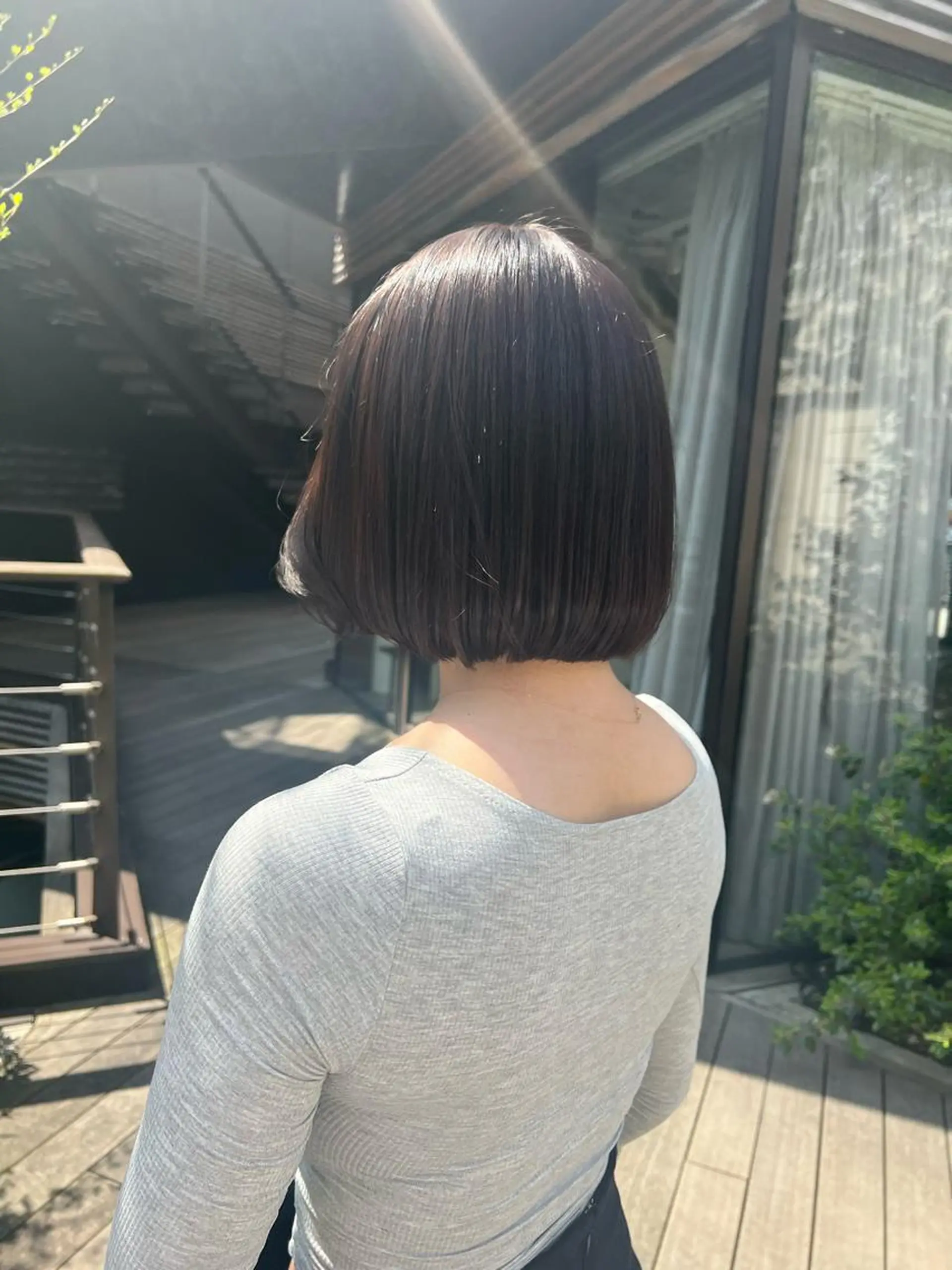 カラー ブラウンカラー ボブ mee.所属・カットモデル募集中 / ベージュ/あづきのヘアスタイル