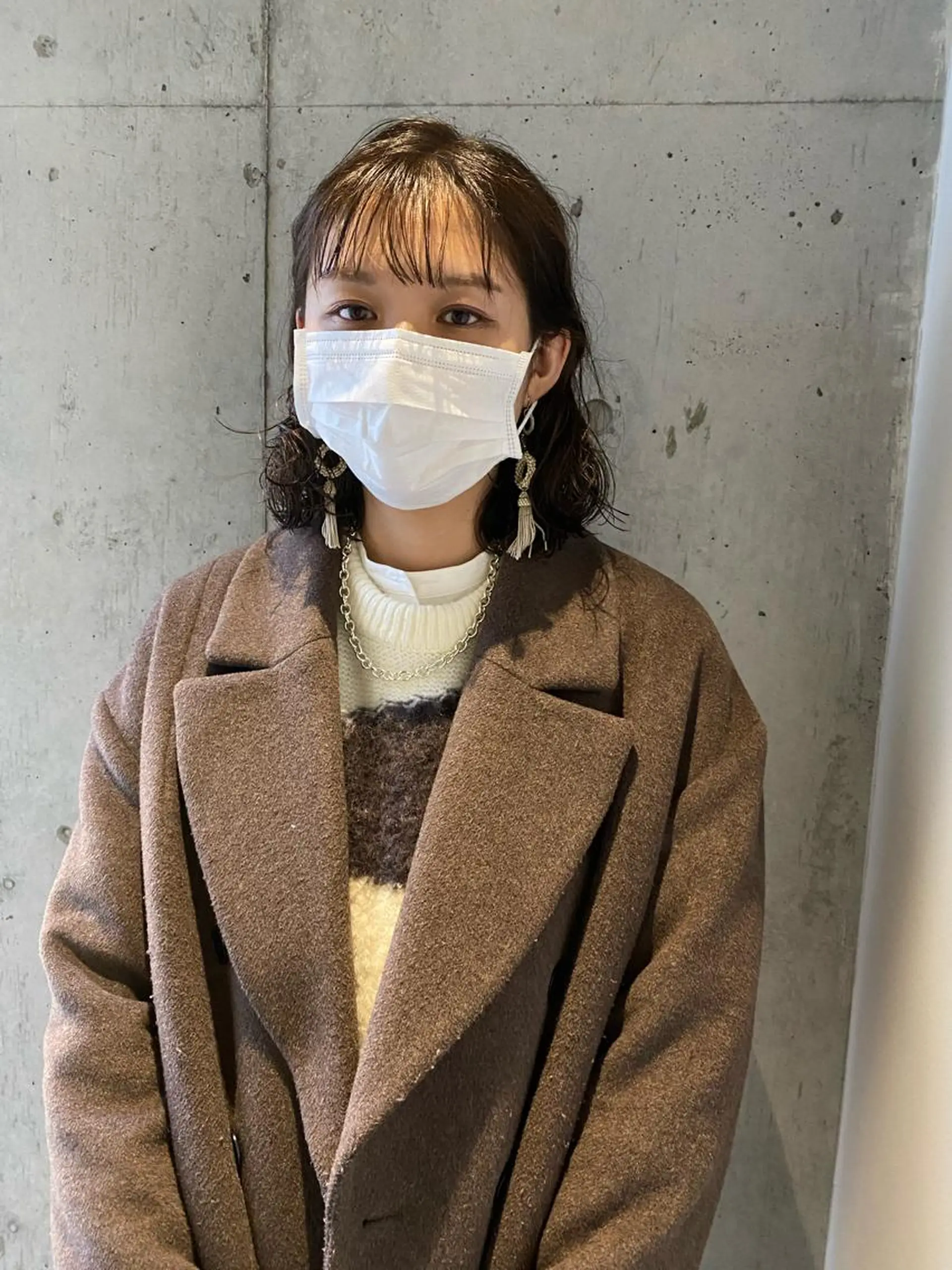 ミディアム パーマ ミディアムパーマ カット パーマ YinYang所属・川﨑 章弘のヘアスタイル