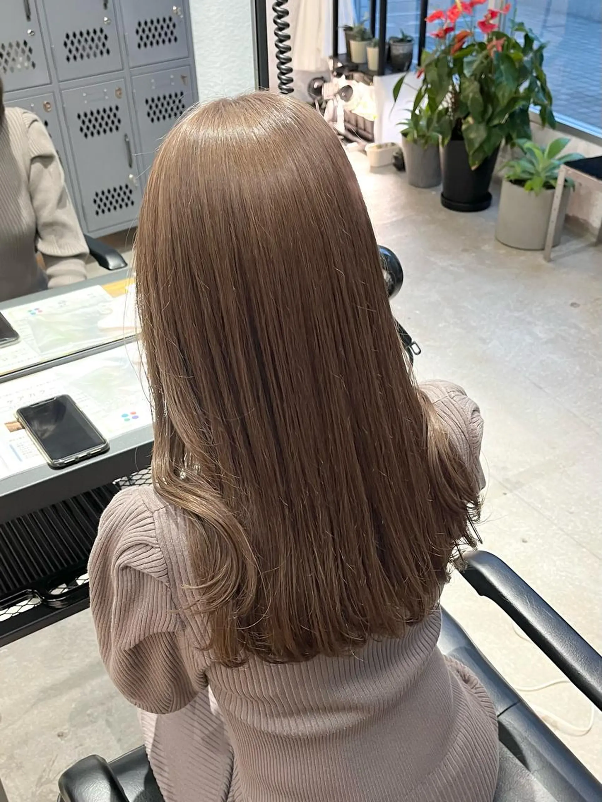 ミディアム トリートメント ヘアカラー トリートメント baton  hair salon所属・✽透明感ｶﾗｰ ✽ 🍆那須ももこ🍑のヘアスタイル