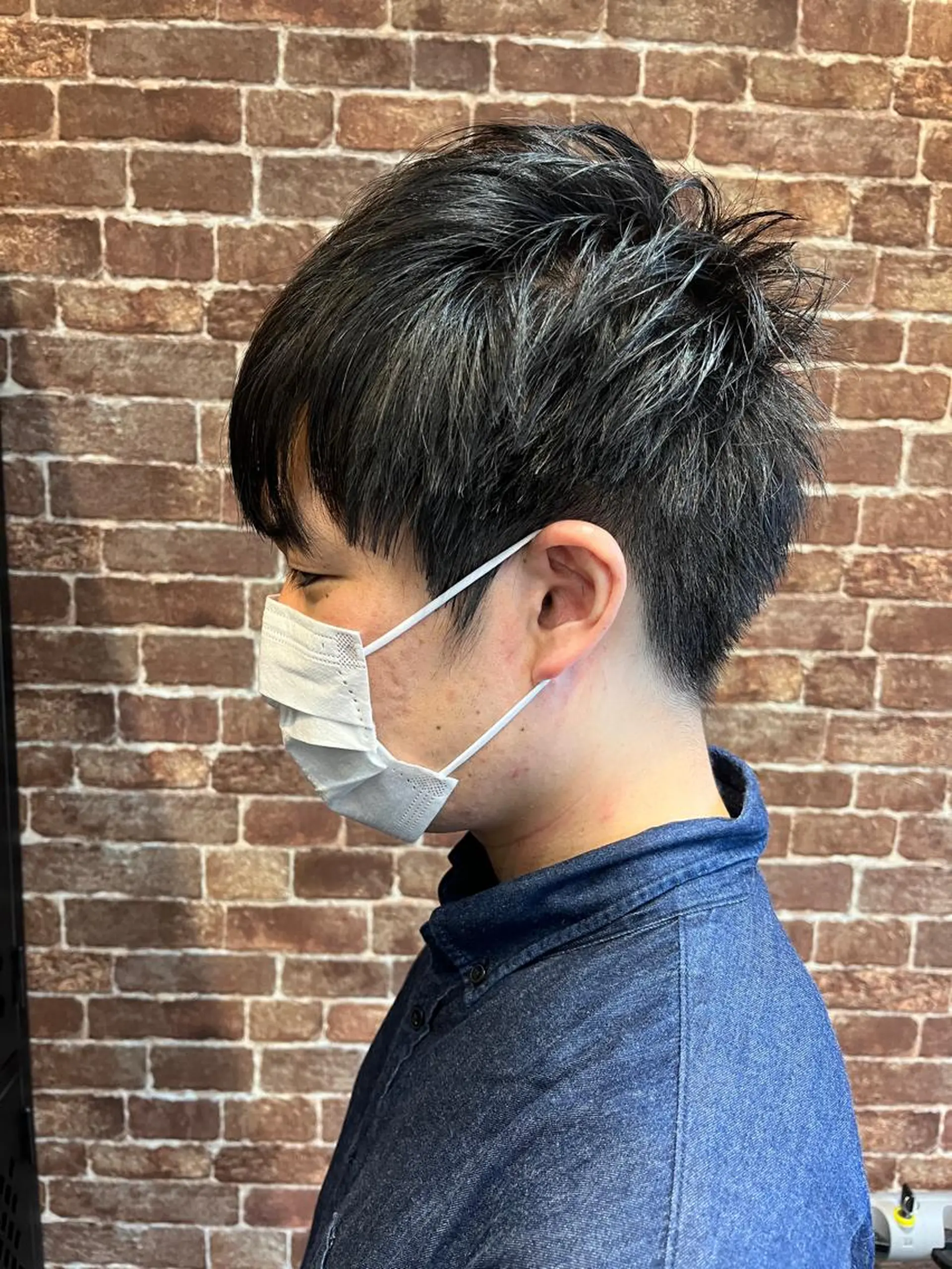 ショート カラー パーマ ヘアアレンジ メンズ キッズ ネイル マツエク・マツパ メンズブリーチ メンズハイライト メンズインナーカラー メンズ韓国風 ブリーチ times salon名駅所属・久木原 ゆりのヘアスタイル