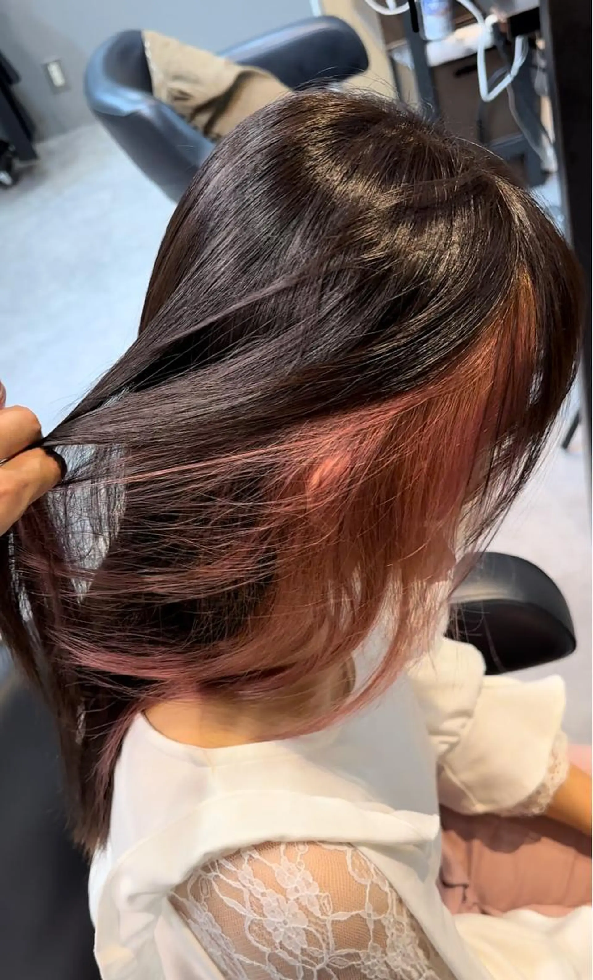 ミディアム ヘアカラー カットモデル募集 ミネのヘアスタイル