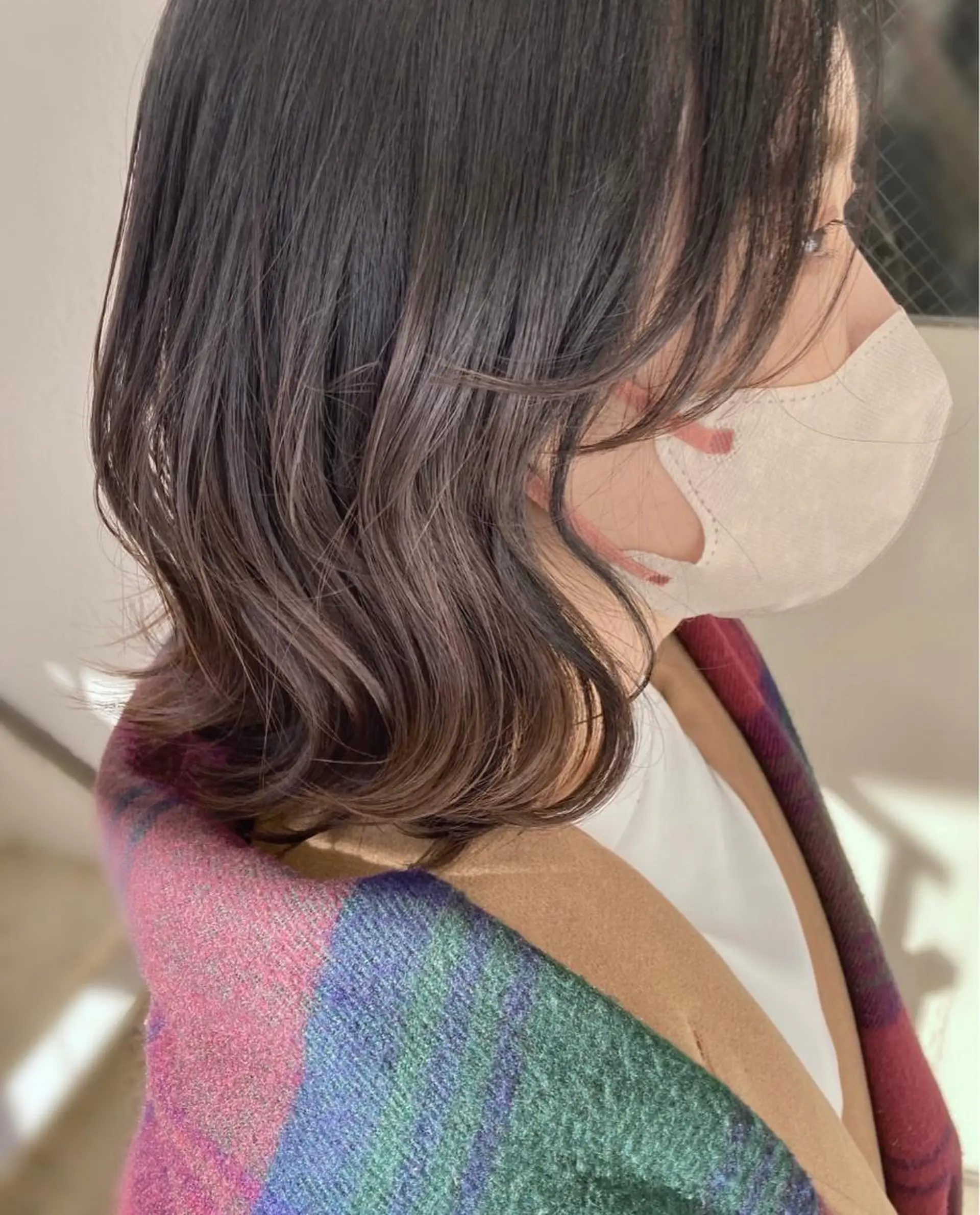 ミディアム ミディアムパーマ ボブ roka ノゾミのヘアスタイル