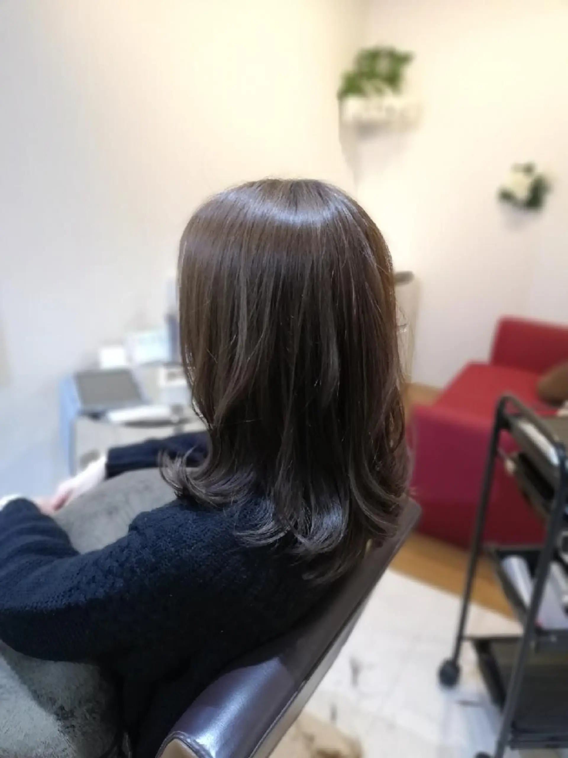 ミディアム カラー カット ヘアカラー 北林 弘展のヘアスタイル
