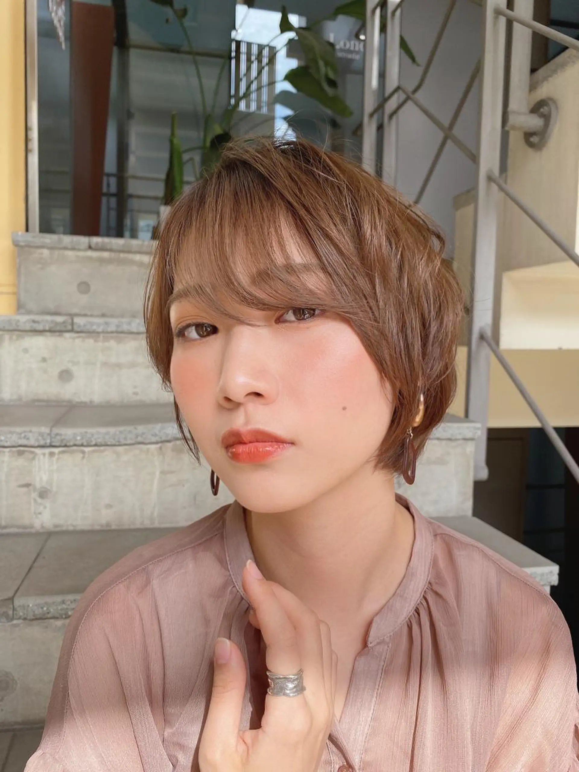 ショート カット ヘアカラー トリートメント lond strada所属・🌟モテ髪ショート 🌟店長　津賀涼のヘアスタイル