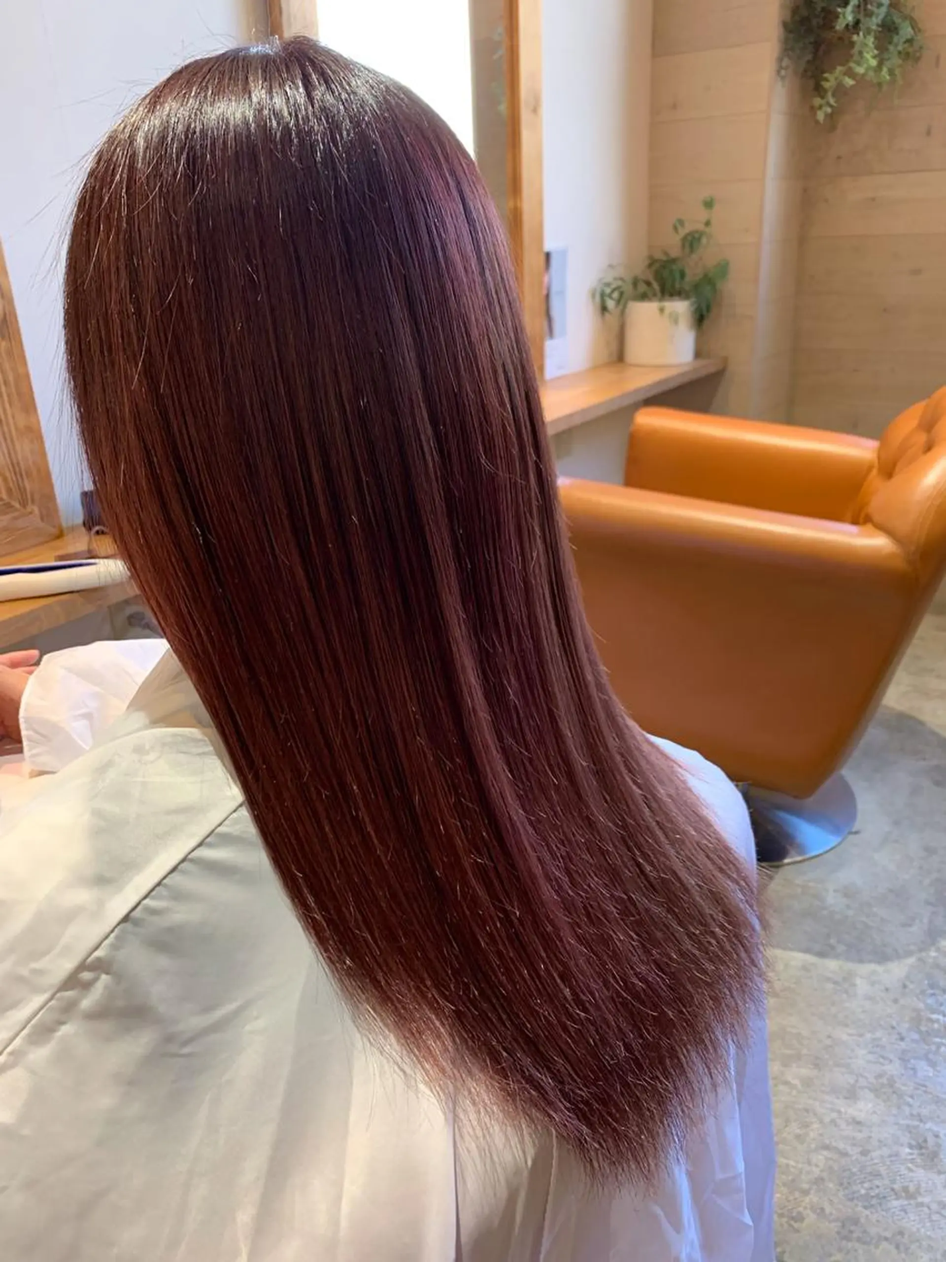 ロング カラー 髪質改善×矯正🫧 韓国ヘアasamiのヘアスタイル