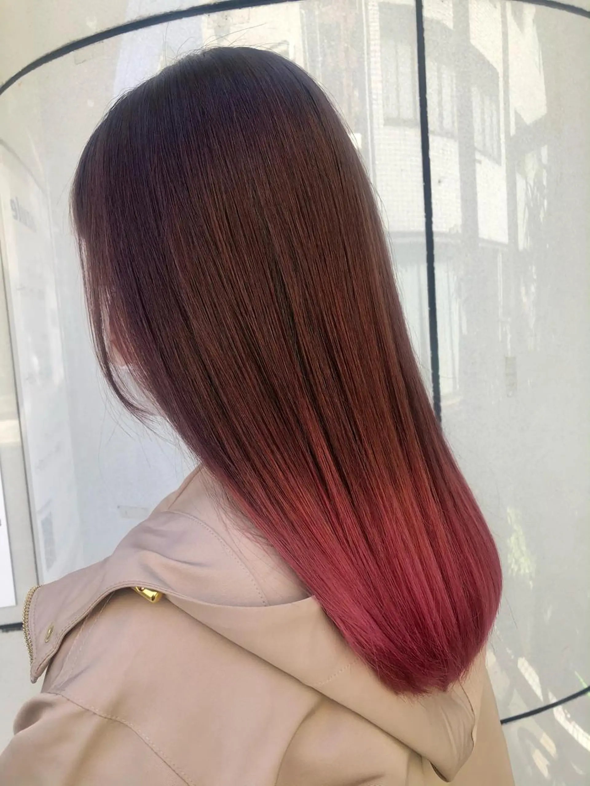 ロング カラー グラデーションカラー 千葉 洋平のヘアスタイル