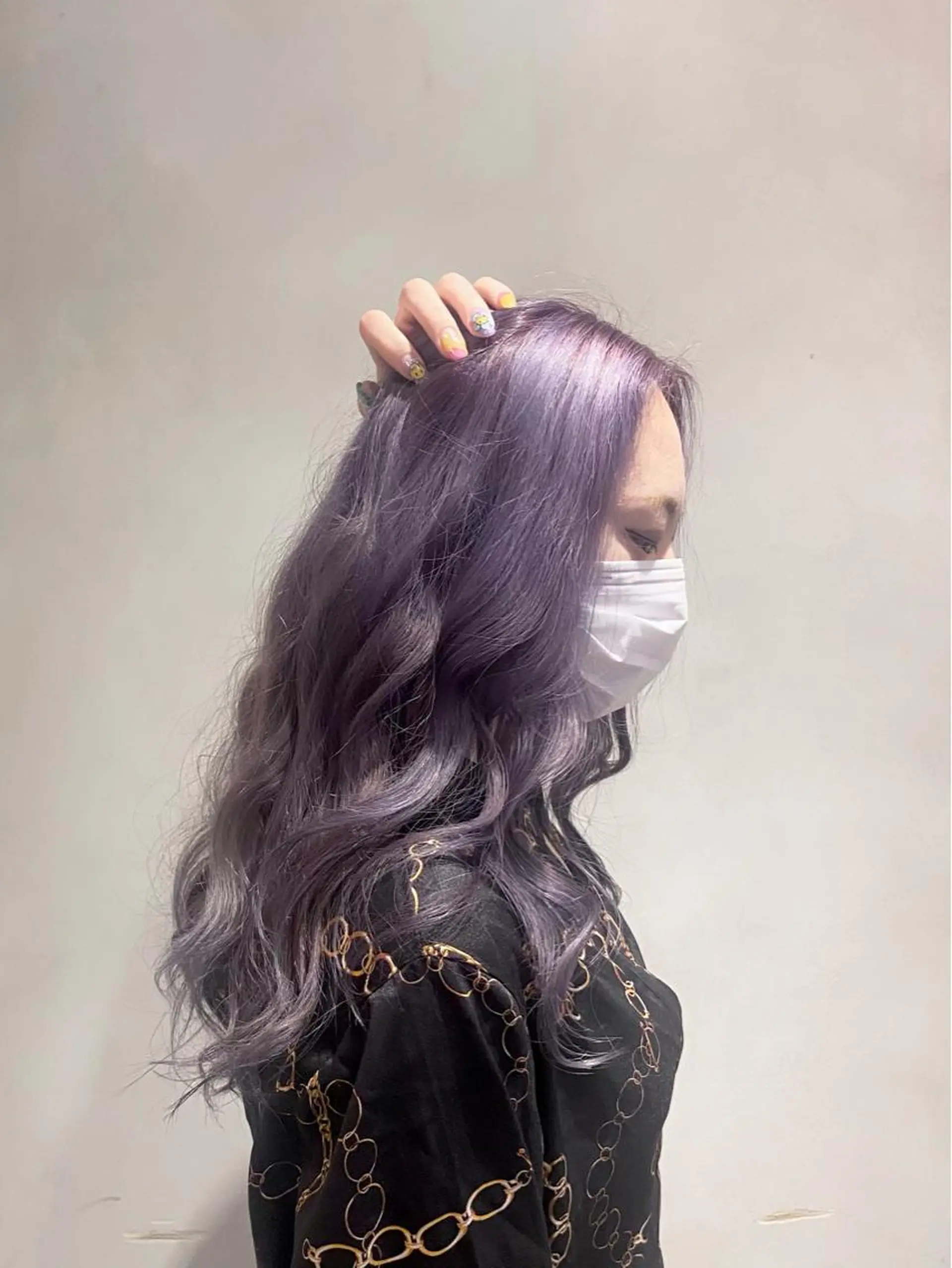 ロング ヘアカラー トリートメント motel所属・モデルや芸能人も通う ✨マンツーマンサロンのヘアスタイル