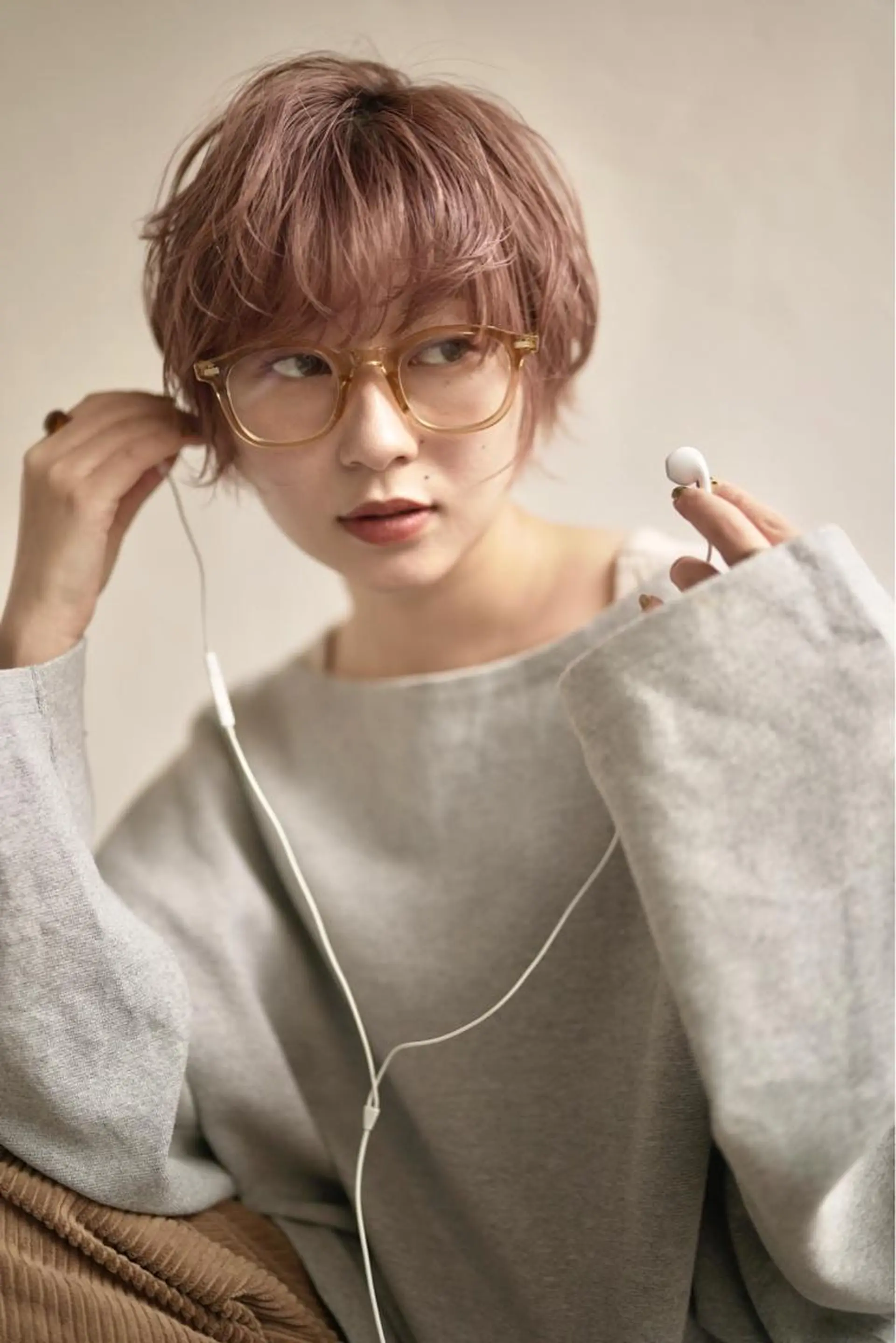 ショート カラー ヘアカラー トリートメント 🍃ショートヘア🍃 北林春樹のヘアスタイル