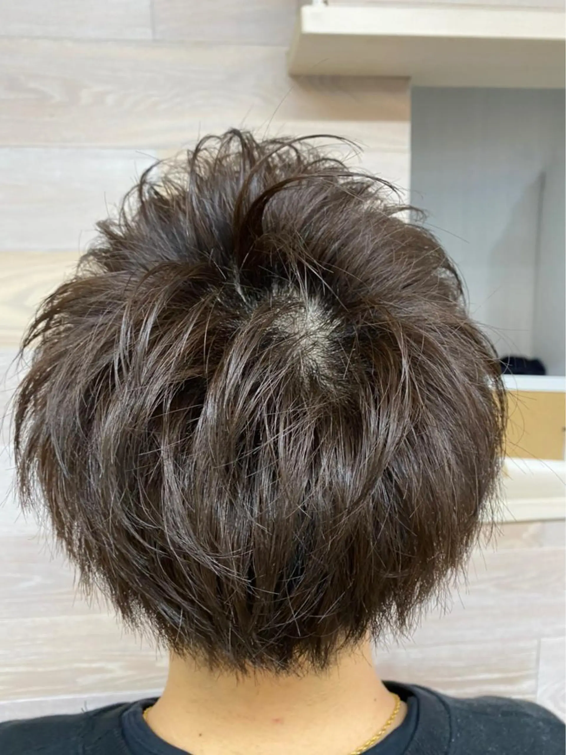 メンズ カット ヘアカラー 🌈ショートボブ⚪︎ 暖色🌈村山武史のヘアスタイル