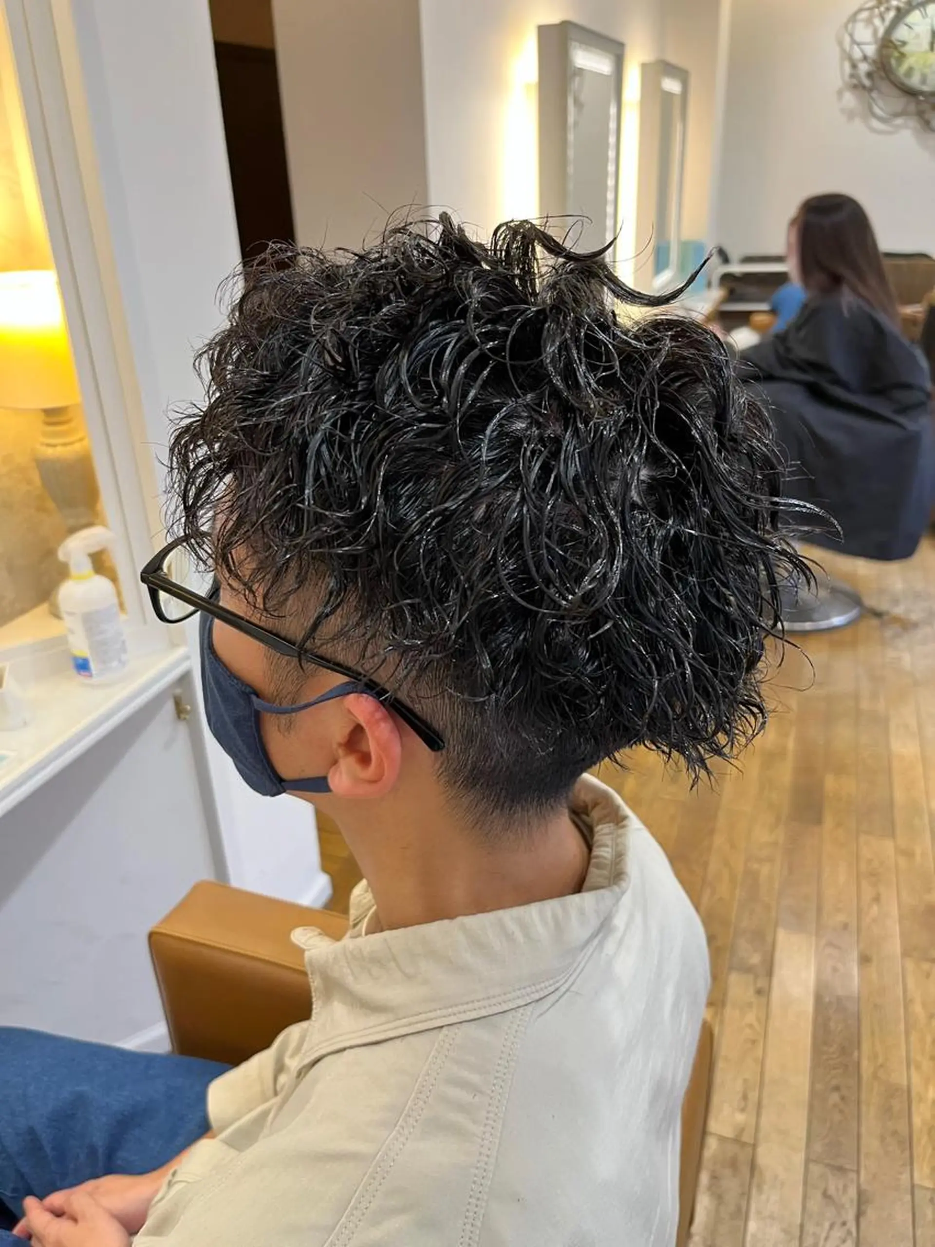 ショート パーマ メンズ メンズパーマ スパイラルパーマ パーマ tasty private garden所属・🇨🇦海外美容師 FUMA🇨🇦のヘアスタイル