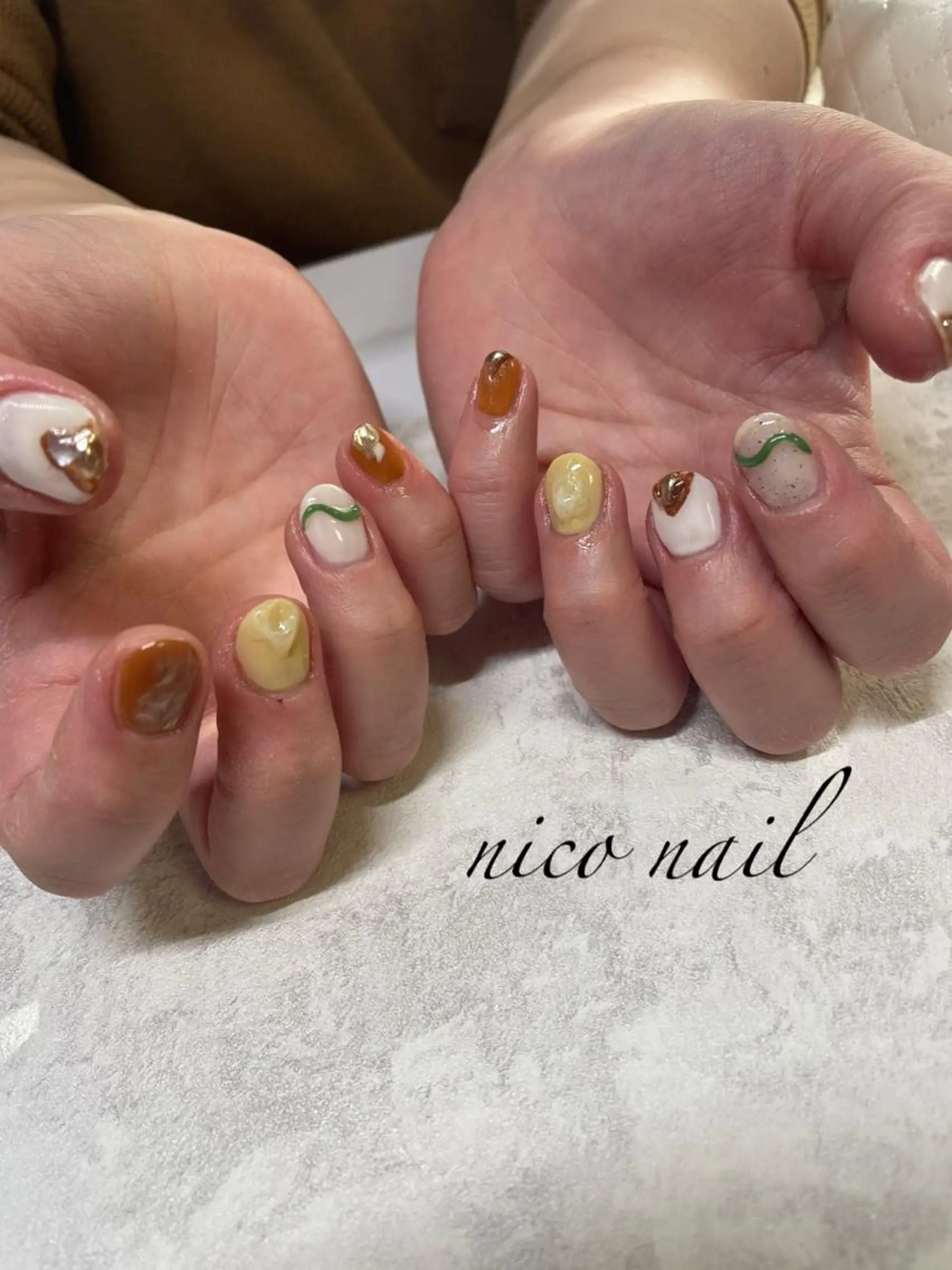 ネイル 香芝市ネイルサロン nico nailのネイルデザイン