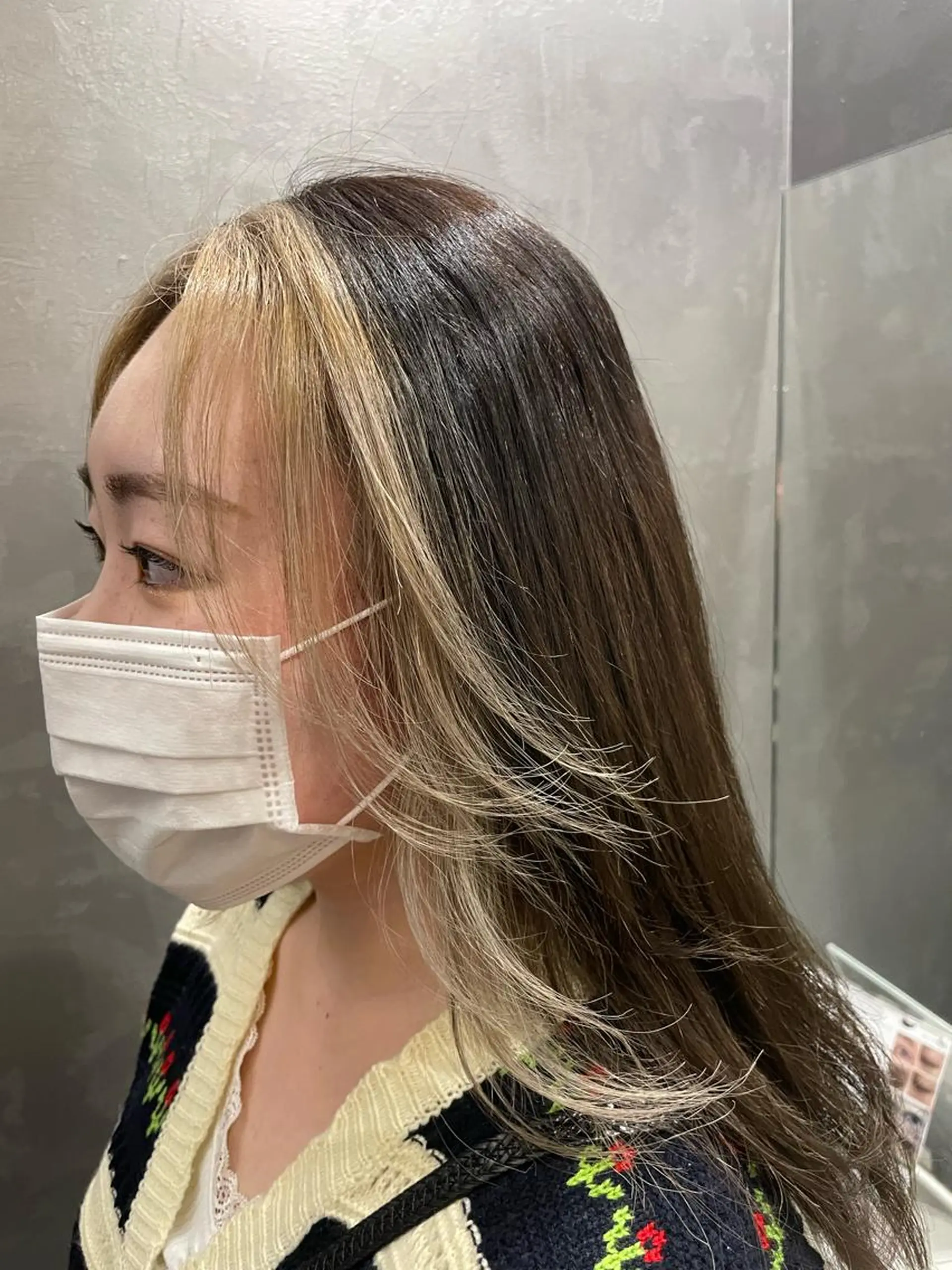 セミロング ミストバング アイニティ緑地公園所属・【お悩み解決のプロ】 ハヤシタクミのヘアスタイル