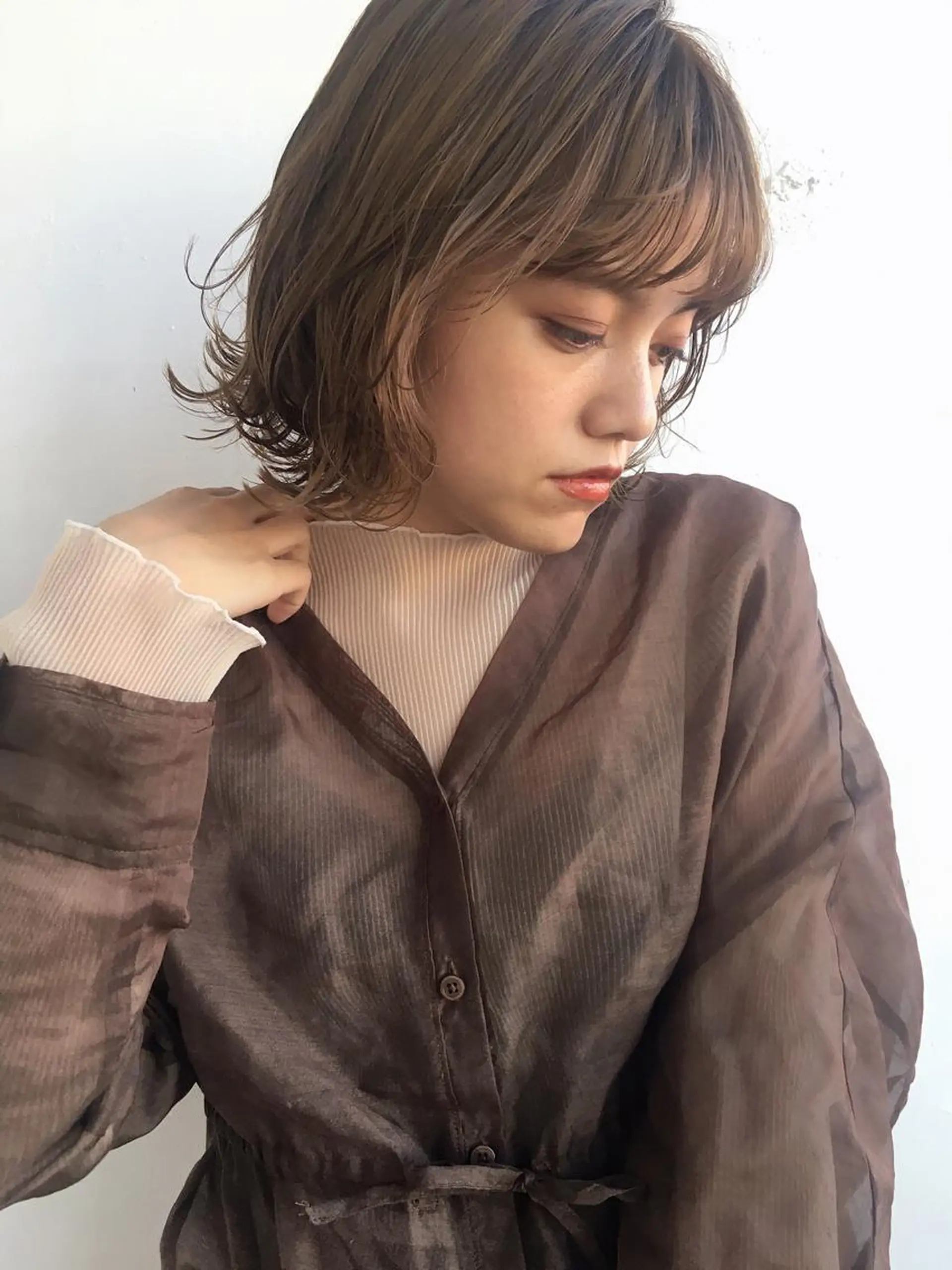 ミディアム 鎌倉 彩のヘアスタイル