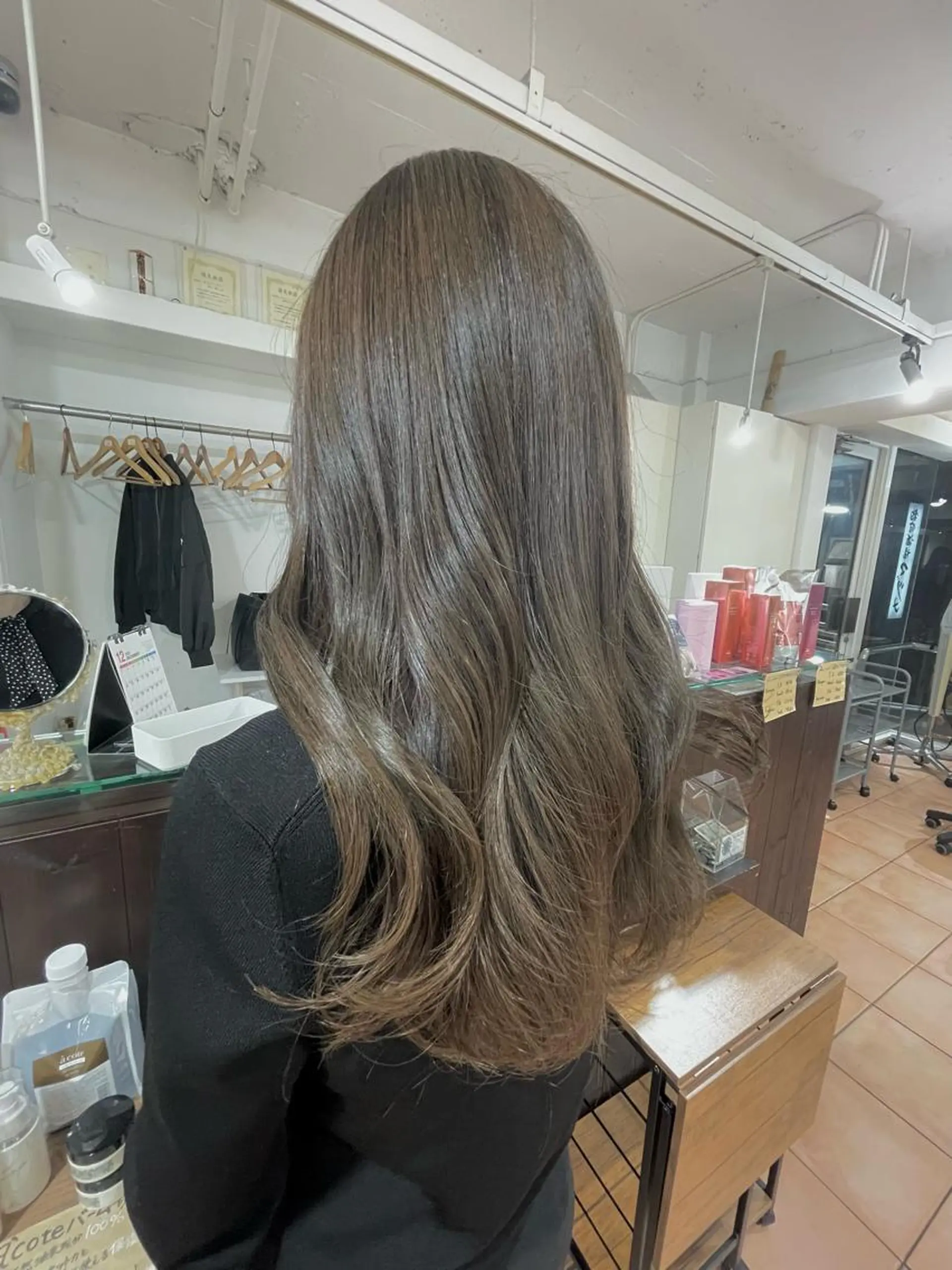 ロング カラー アッシュ 🦋透明感 艶カラー Rie🦋のヘアスタイル