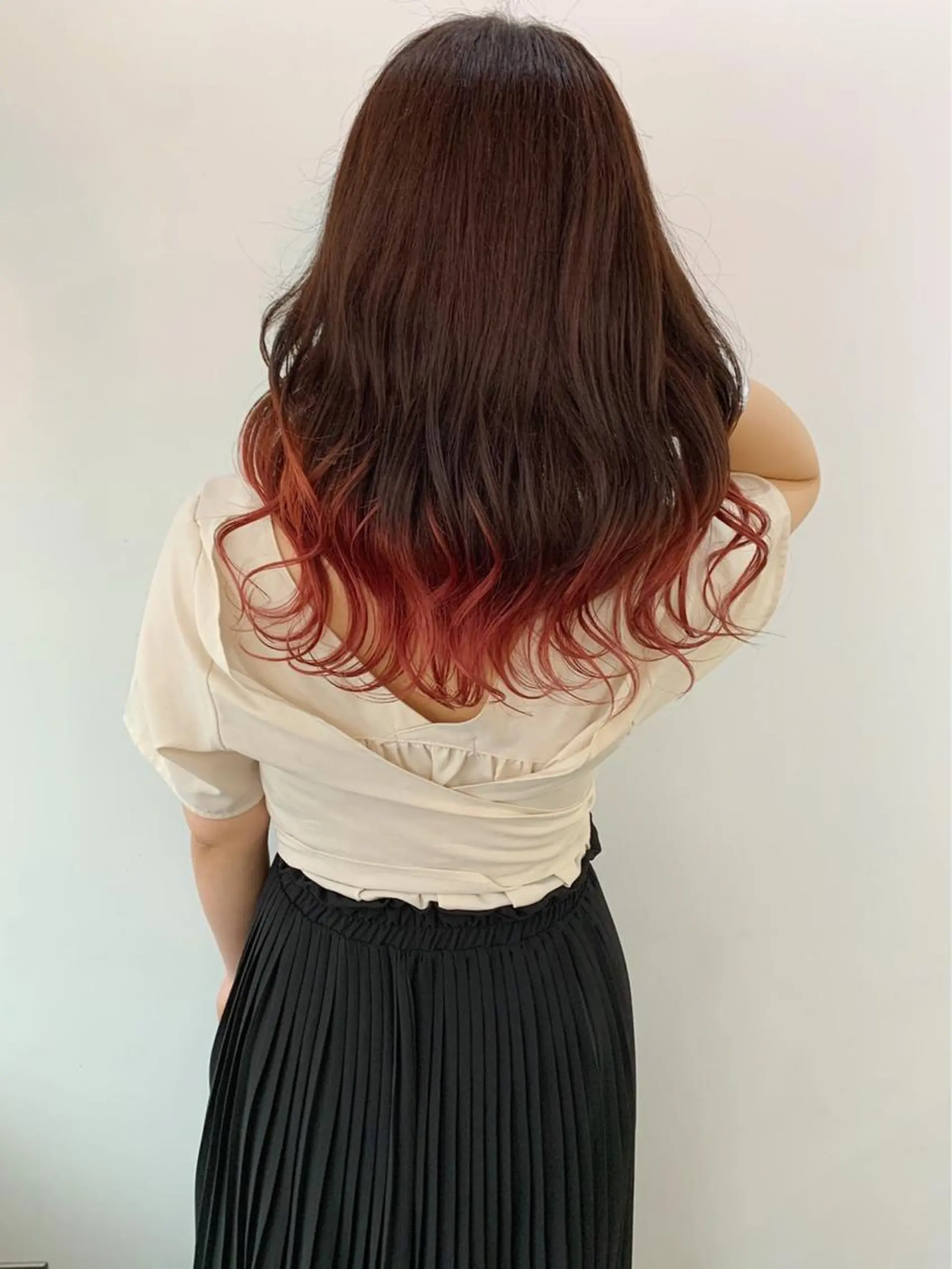 セミロング カラー 艶カラーリスト 🌈銀座🌈牛込萌香のヘアスタイル