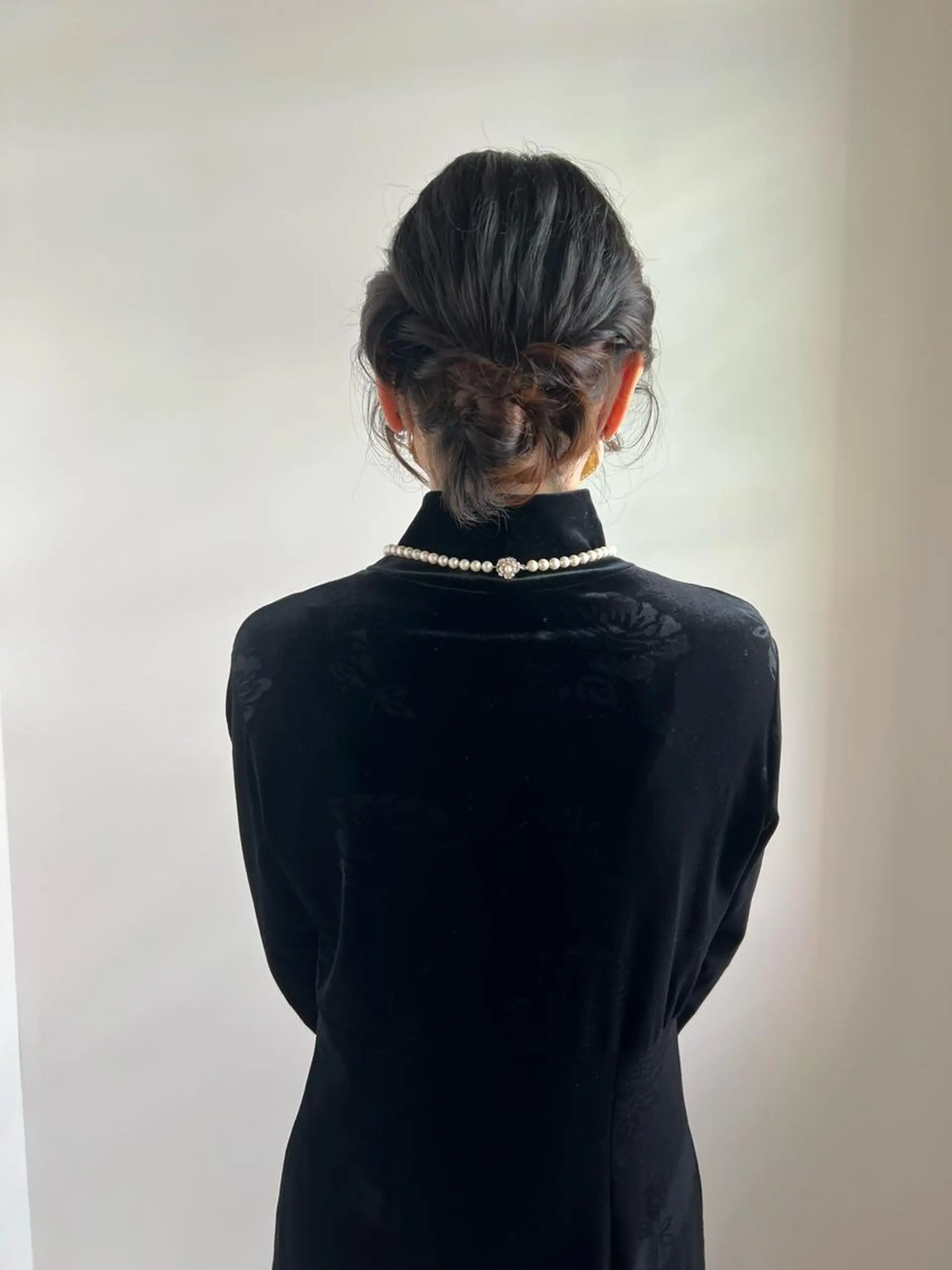 ミディアム ヘアアレンジ ボブ ヘアセット io濱川 遥のヘアスタイル