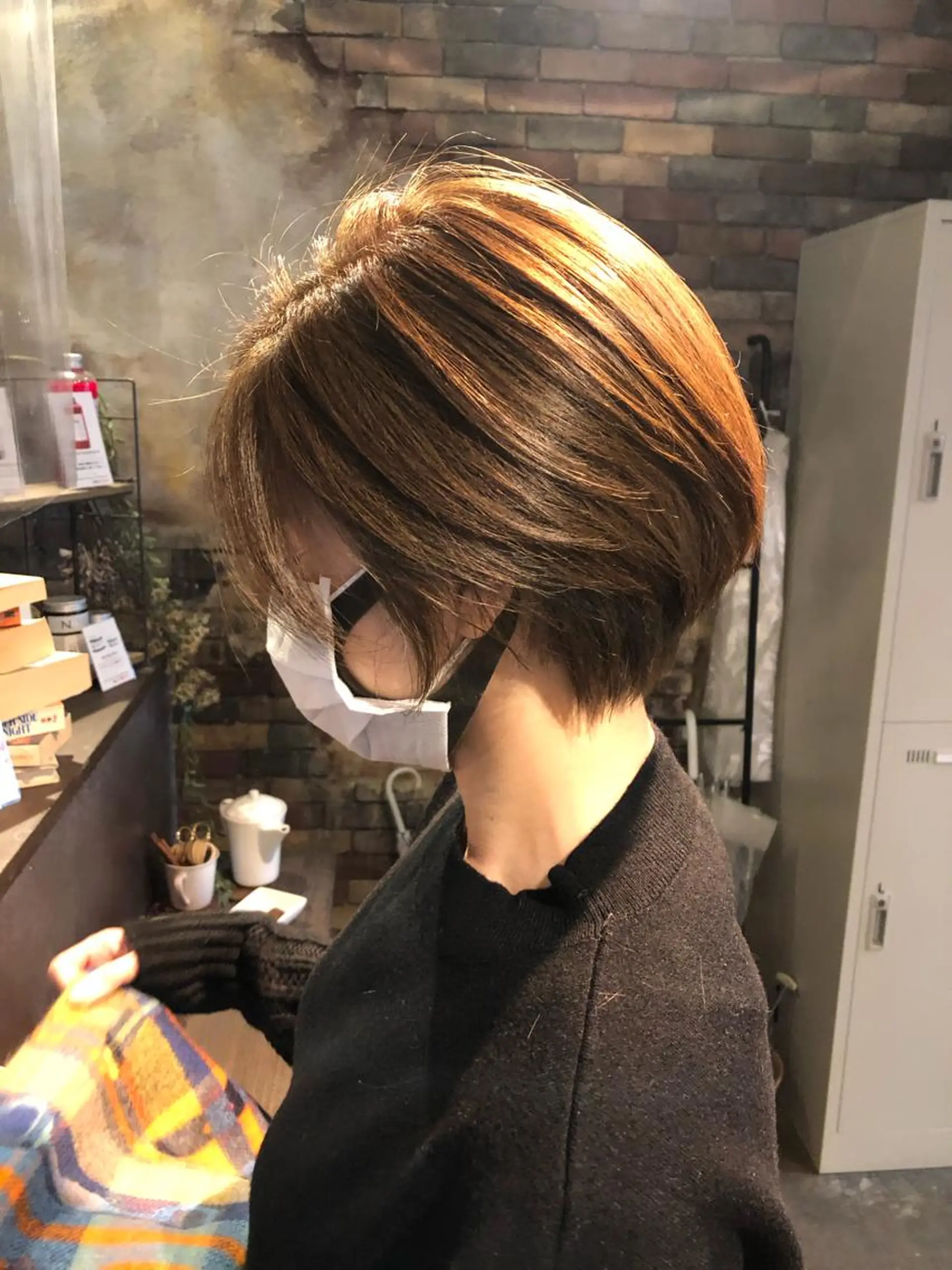 ショート ミセス ショートヘア カット ヘアカラー トリートメント 髪質改善✨ハツメイ オグ✂️のヘアスタイル