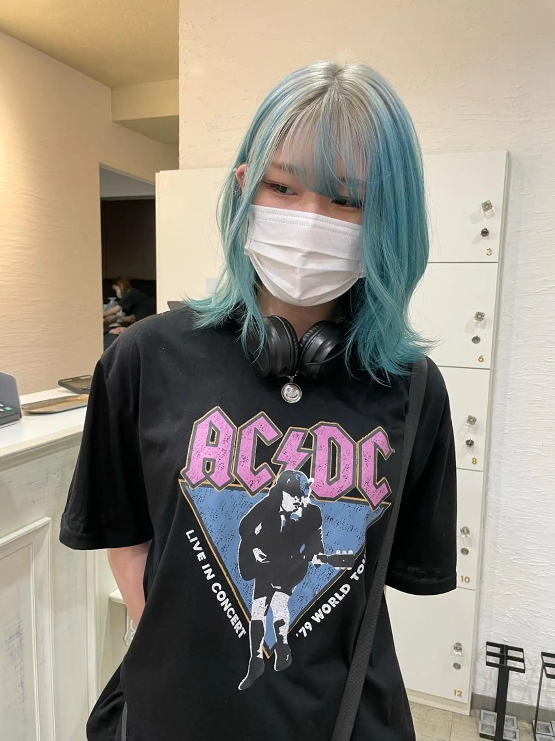 セミロング カラー inq sakae所属・りん🌷︎名古屋 透明感カラー/カットのヘアスタイル