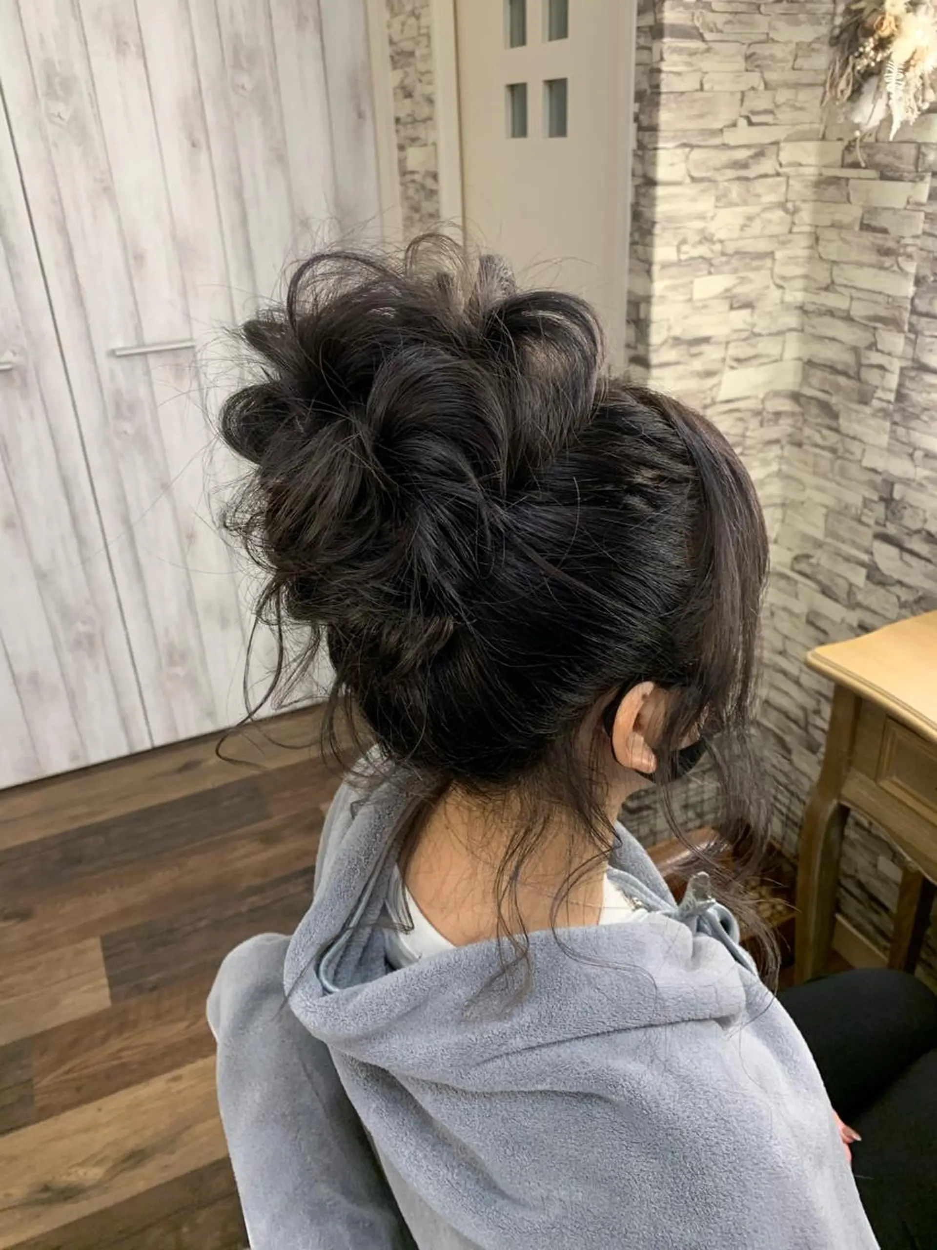 ヘアアレンジ お団子ヘア hair make  Lucciのヘアスタイル