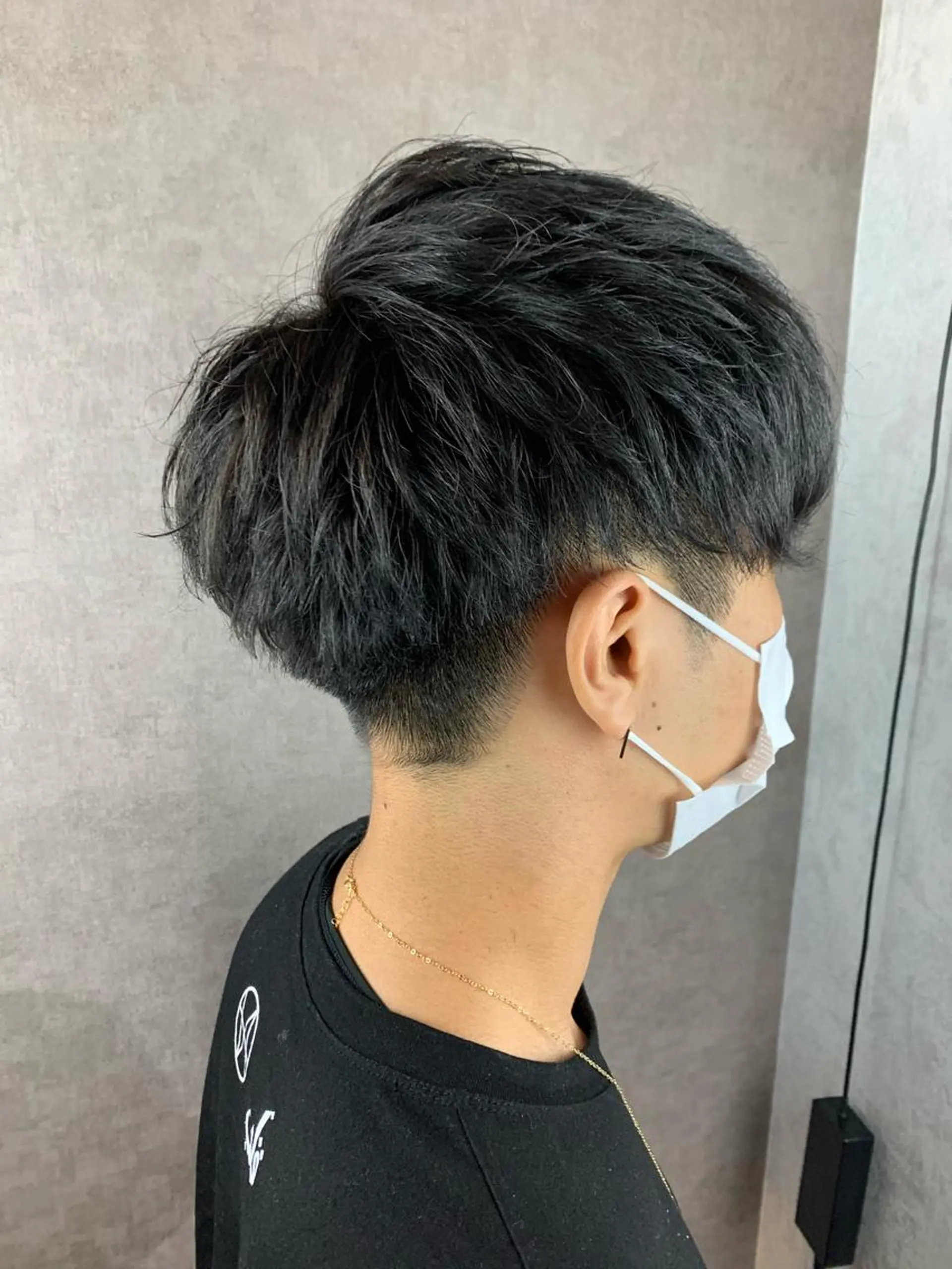 ショート メンズ マッシュ 刈り上げ アッシュ メンズ専門 中島俊【朝霞】のヘアスタイル